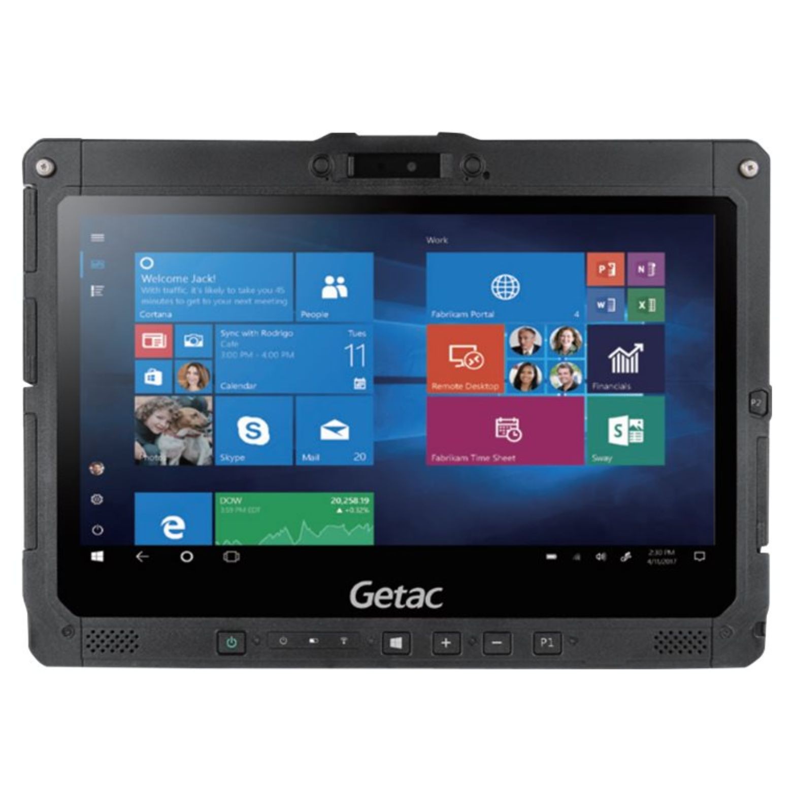 Getac K120 12.5″ FHD Touch Intel i7-8550U 16GB 256GB SSD Windows 11 Pro Tablet