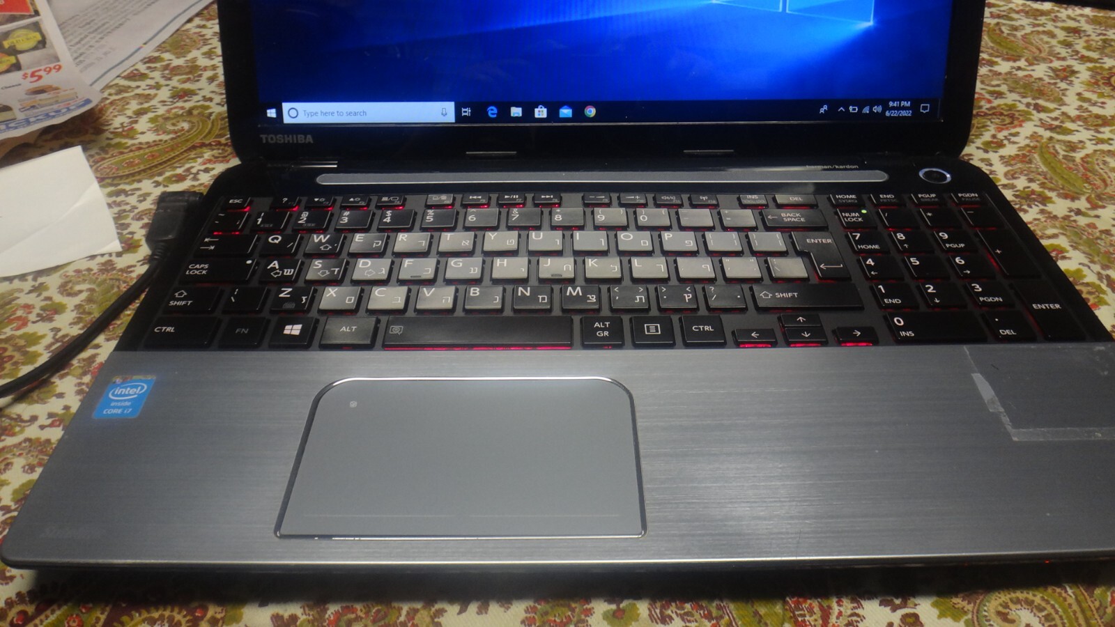 Toshiba satellite S50-A, I7, 15.6″, 16GB, 1TB SSD, windows 10, good laptop
