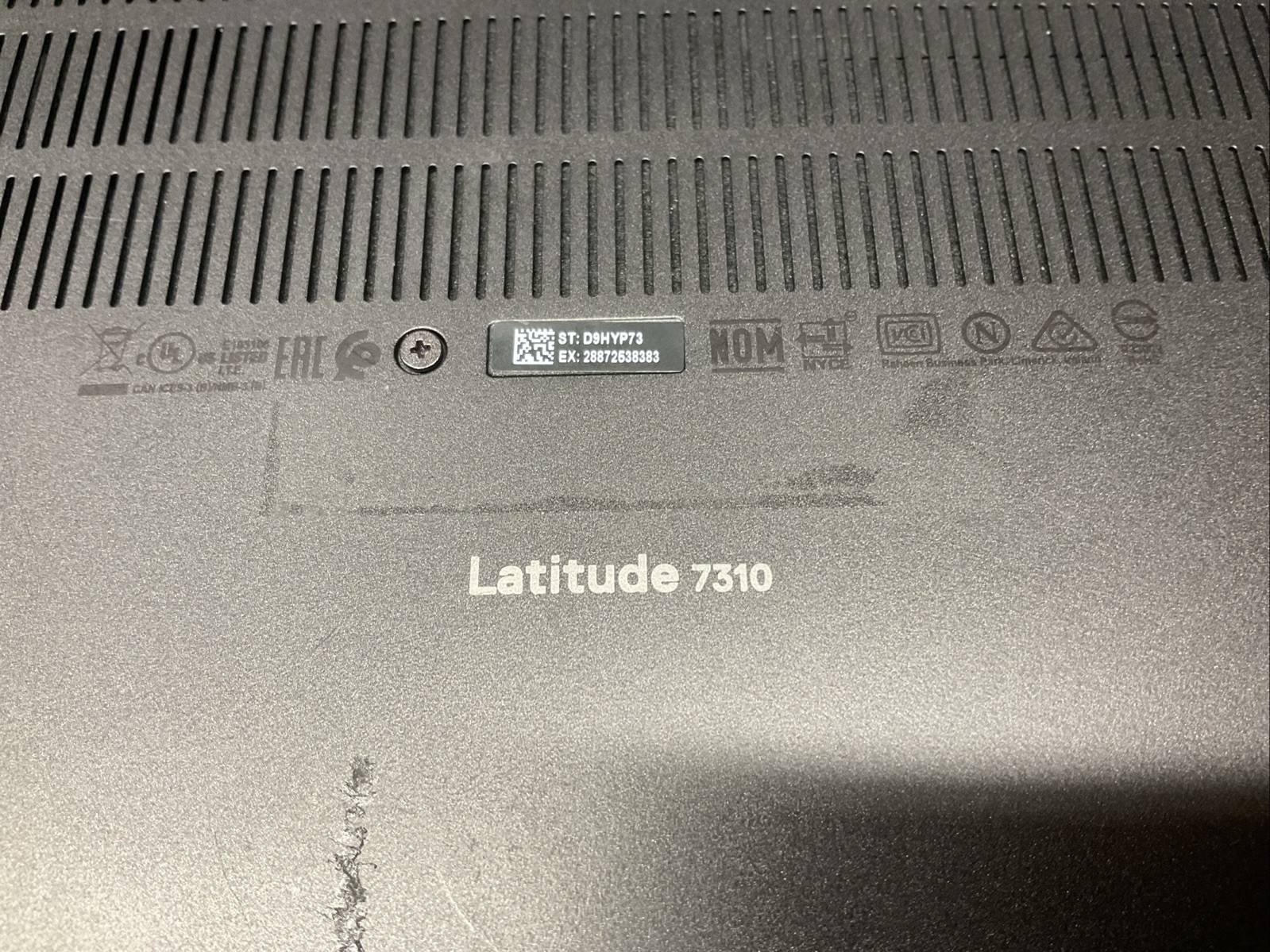 Latitude 7310 / i5 10th / No RAM Laptop Notebook PC / B6N