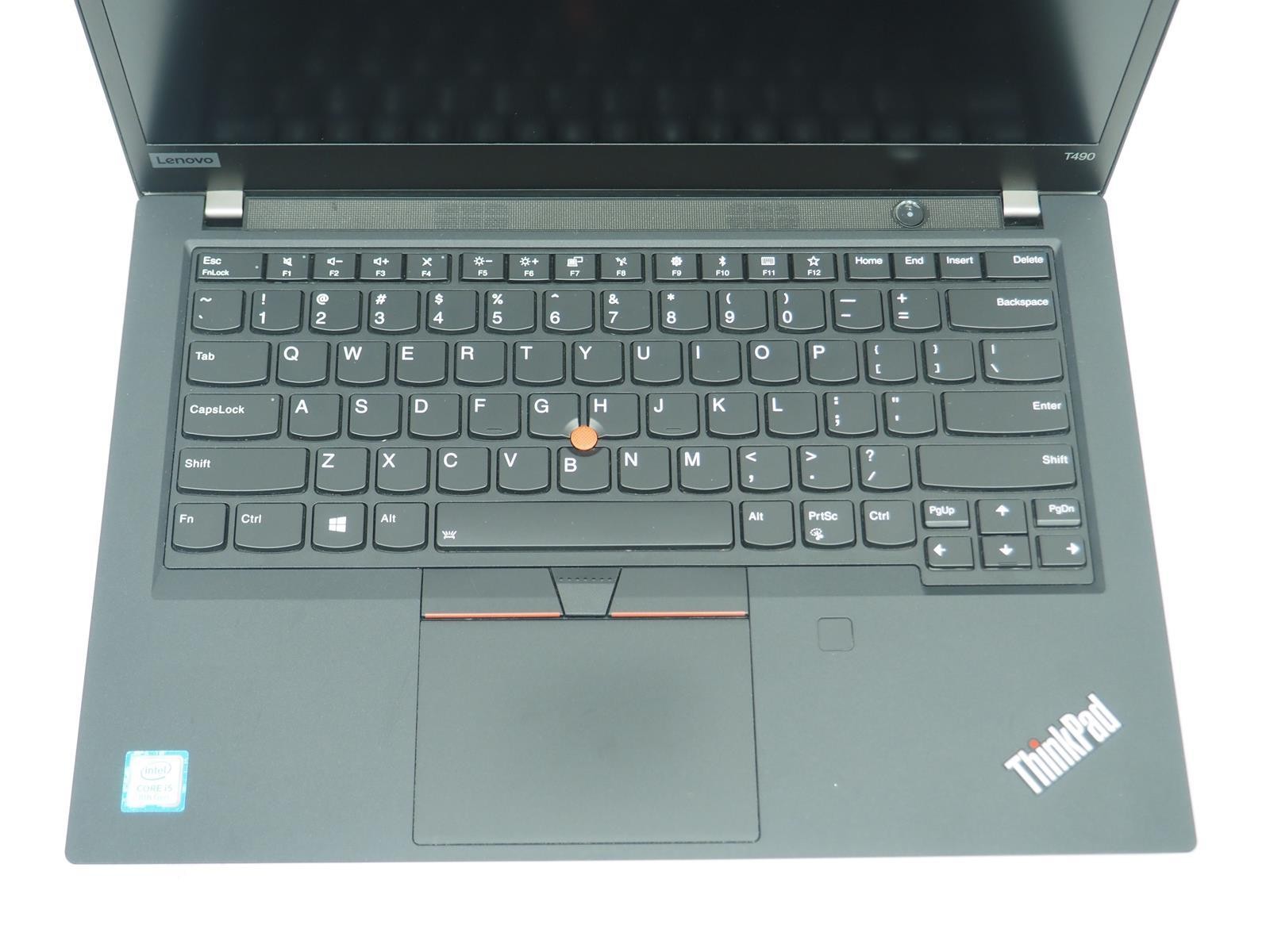 LENOVO THINKPAD T490 Intel Core i5-8265u 1.60GHz 8GB RAM 256GB NVMe Grade B