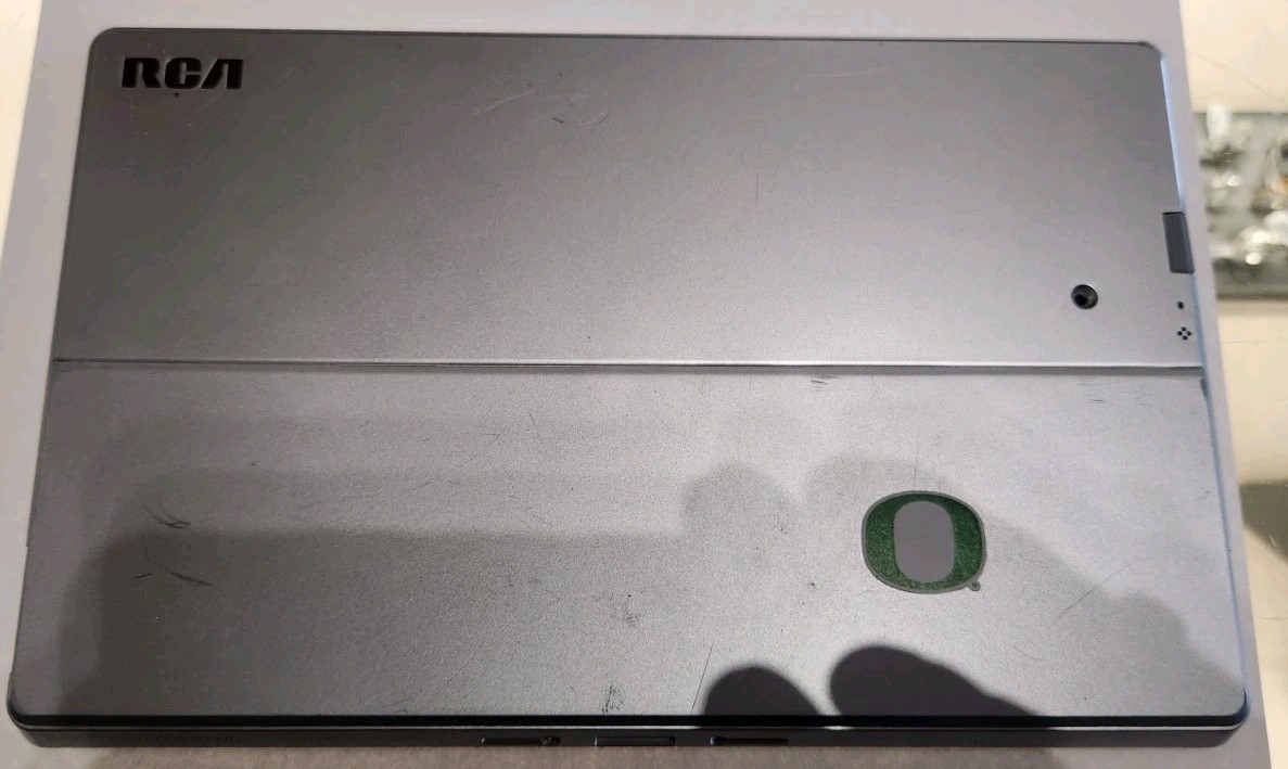 RCA Cambio W101SA23 Silver Tablet/Laptop & Keyboard – Locked PW For Parts ONLY