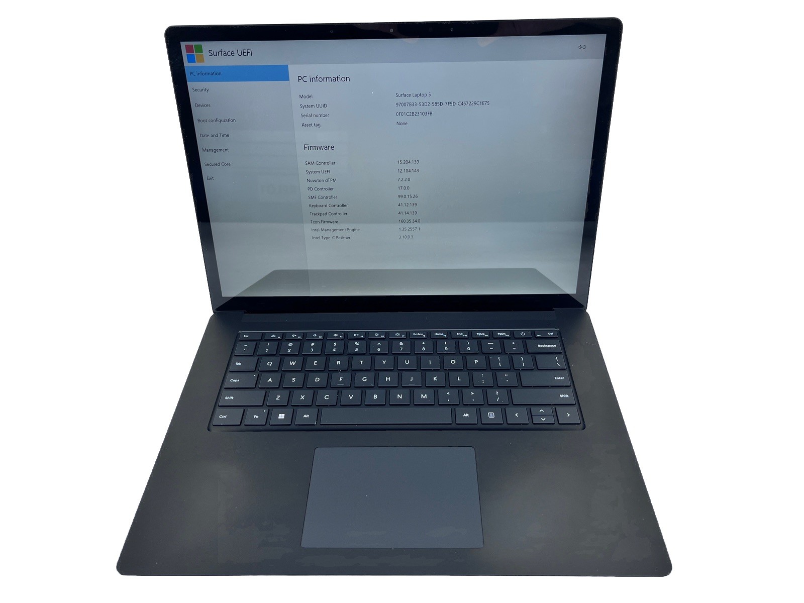 Microsoft Surface Laptop 5 15″ i7-1265U 3.6GHz 16GB 512GB *Grade C*