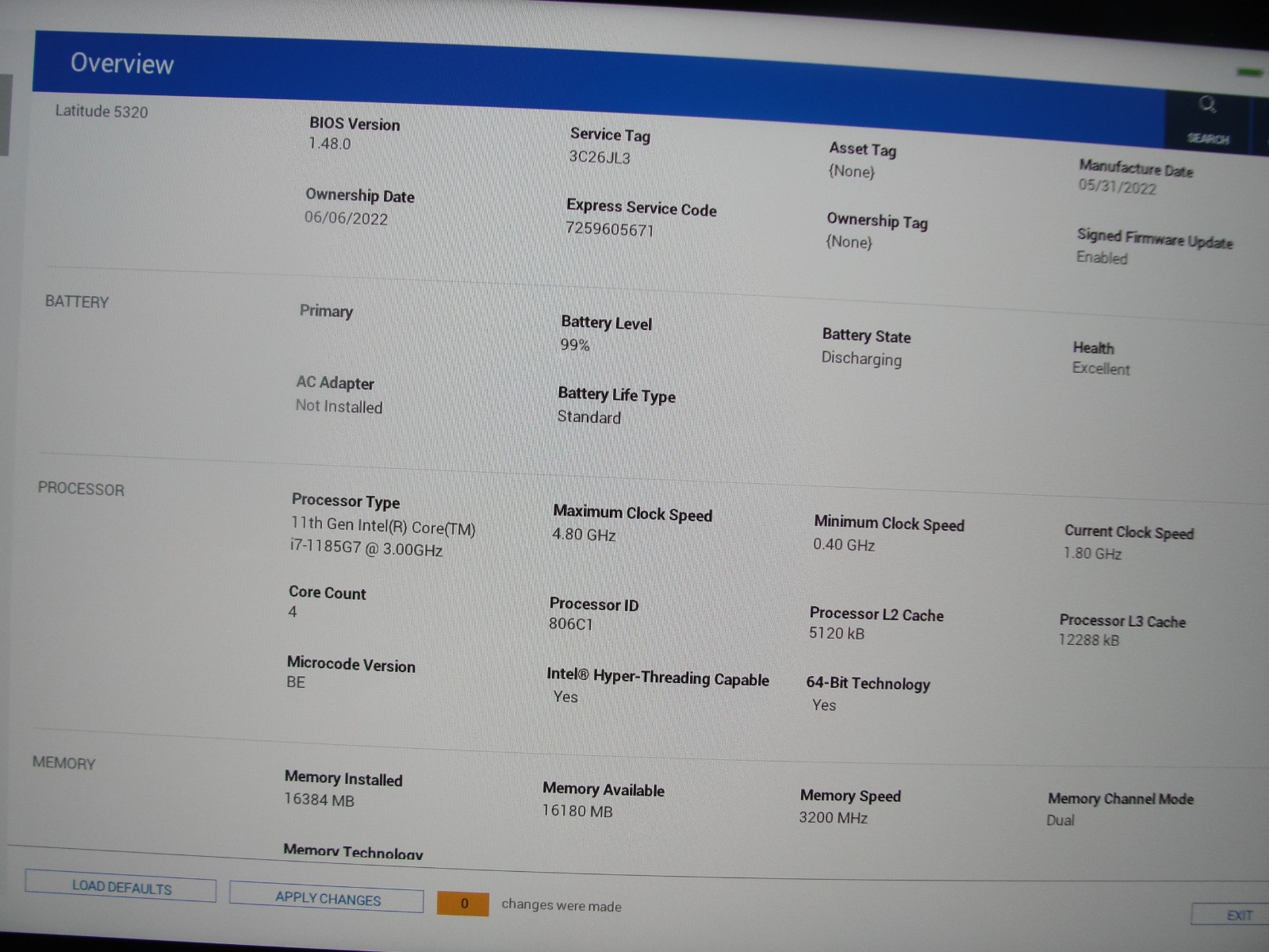 Dell Latitude 5320 13.3″ FHD TOUCH Intel Core i7-1185G7 3.0GHz 16GB 512GB SSD+PA
