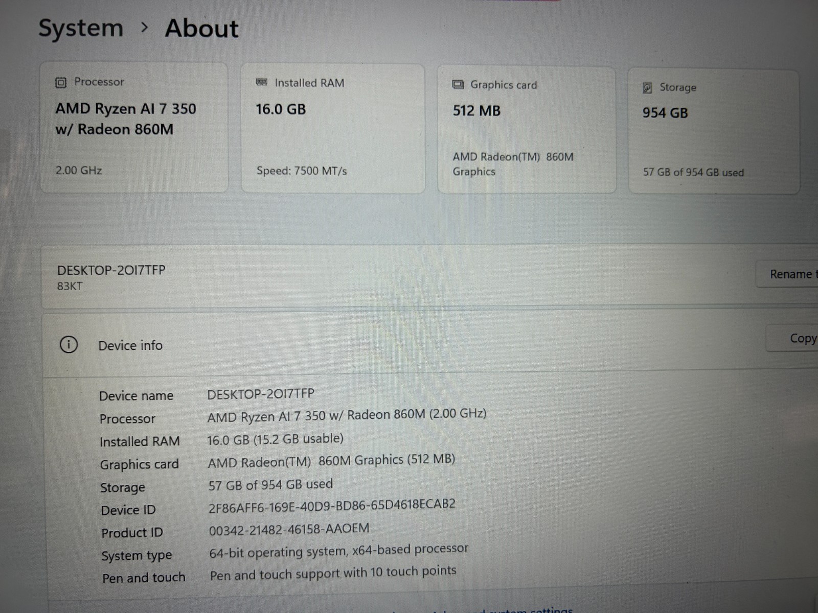 LENOVO IdeaPad 5 2-in-1 14AKP10, AMD Ryzen AI 7 350, 16 GB RAM, 1 TB NVMe SSD