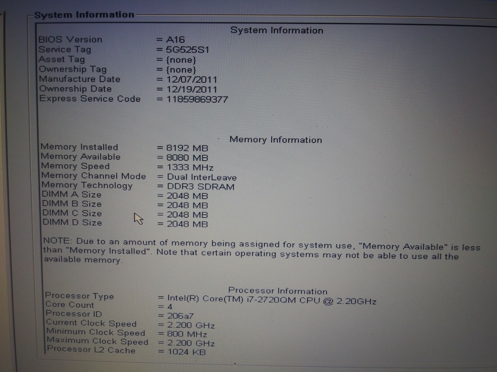 Dell Precision M4600 15″ Intel i7 4GB DDR3 500GB SATA HDD WiFi HDMI USB W10 PRO