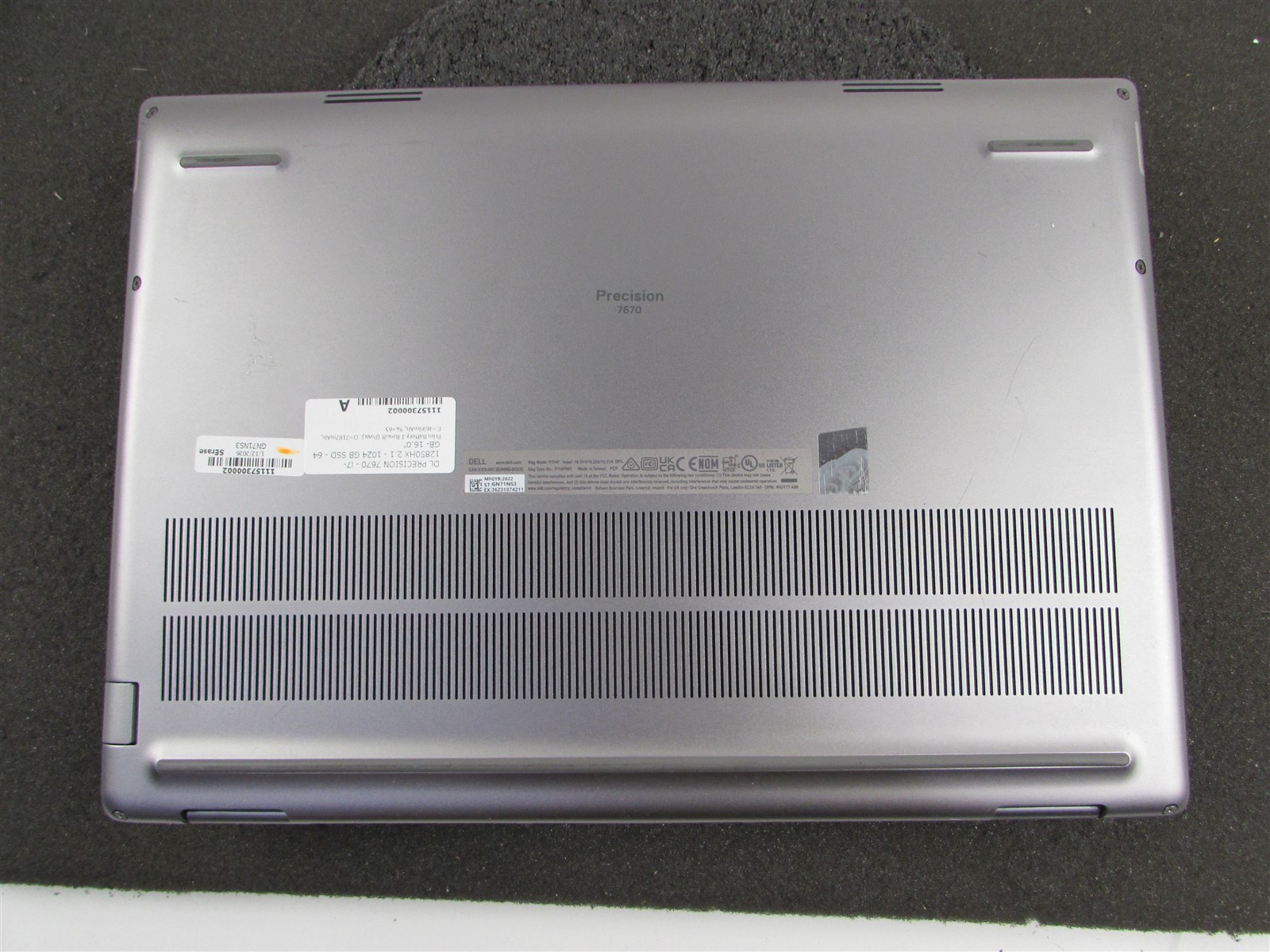 DELL PRECISION 7670 FHD I7-12850HX 16 CORES 1TB 64GB RAM RTX A1000 WIN 11 PRO