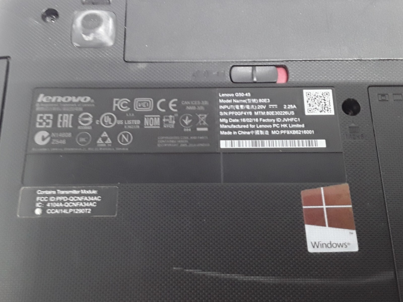 Lenovo G50-45