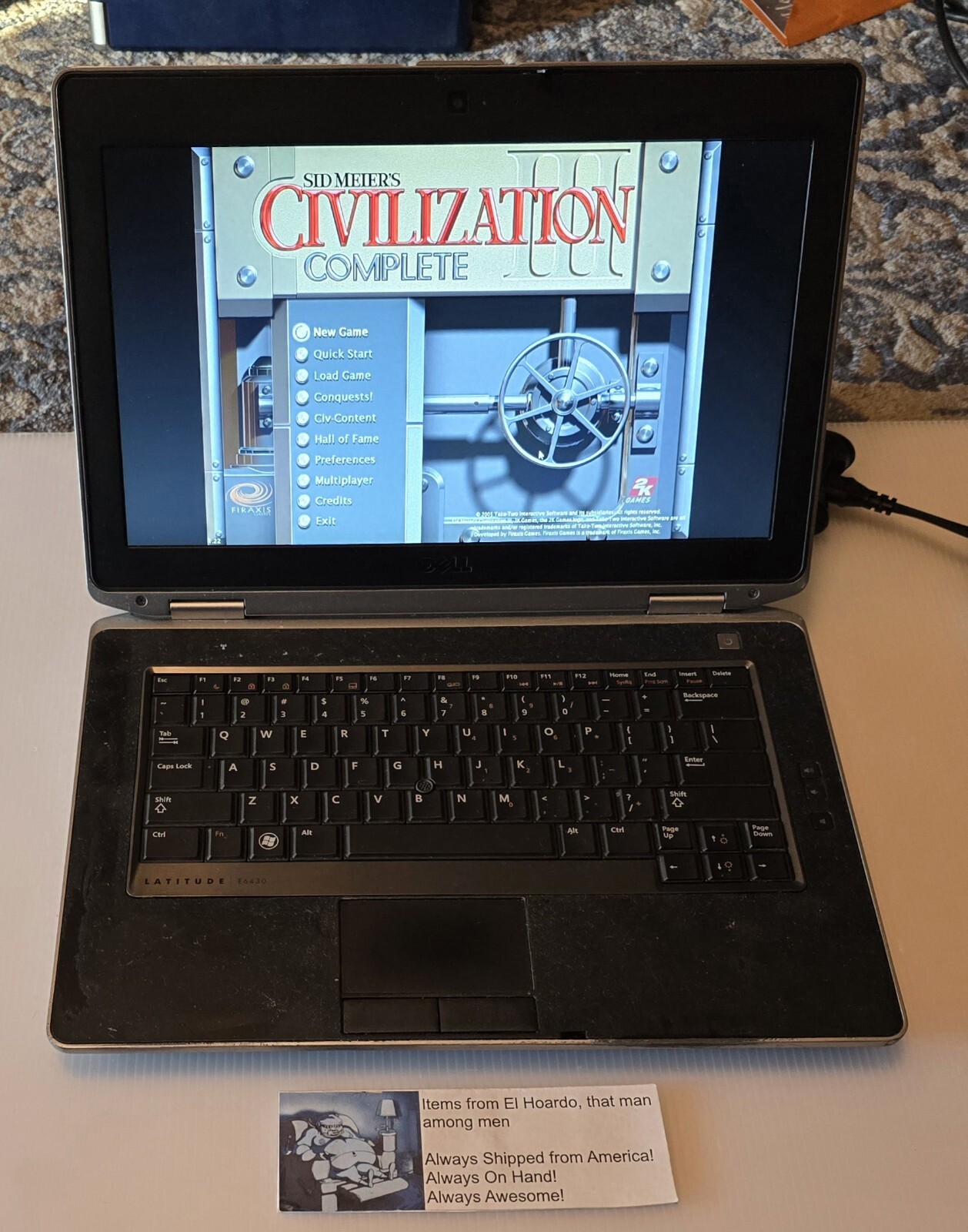 Dell Latitude E6430 Intel Core i5-3320M 2.60GHz, 8GB, 500GB HDD Win 7 Pro Readme