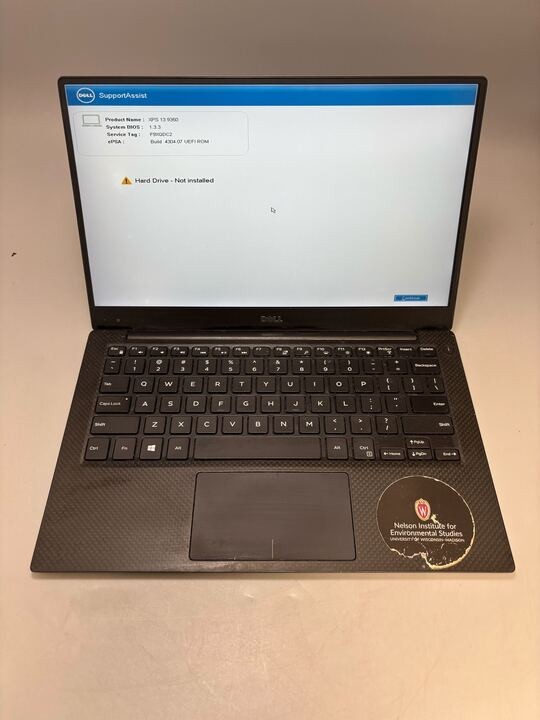 13.3″ Dell XPS 13 9350 Laptop Intel I5-6200u @2.3GHz 8GB RAM NO SSD NO OS