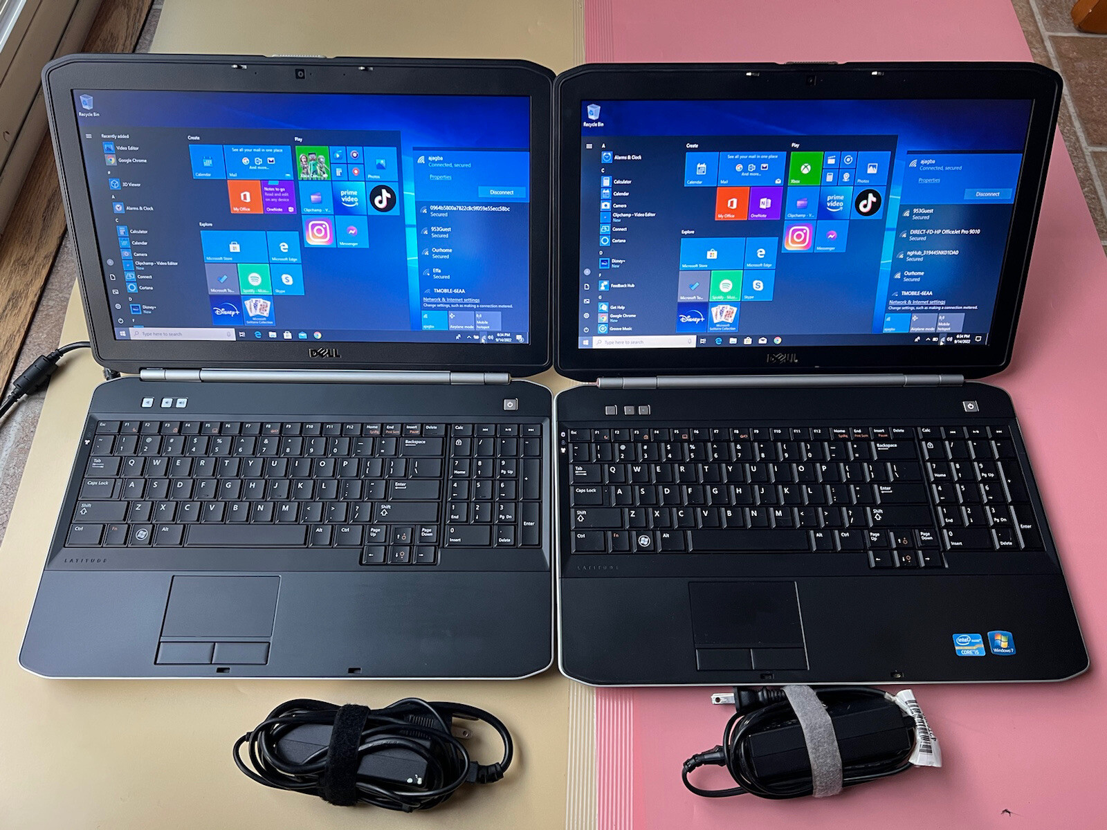 Lot of 2 Dell Latitude E5520 15.6″ Core i5-2410M 4GB RAM 500GB HDD WEBCAM HDMI