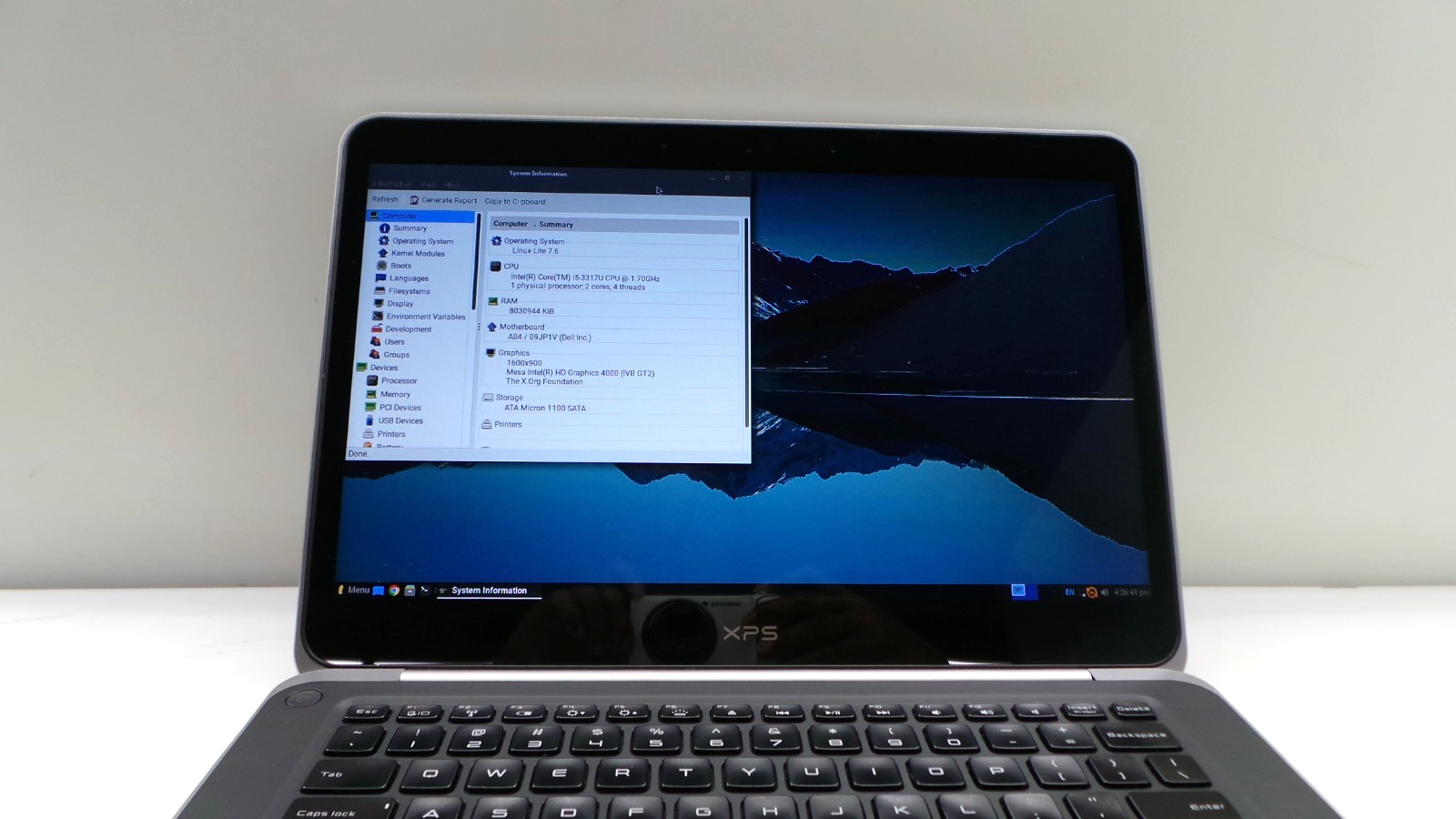 Dell XPS L421X | 14″ | i5-3317U | 8GB 256GB SSD | Linux