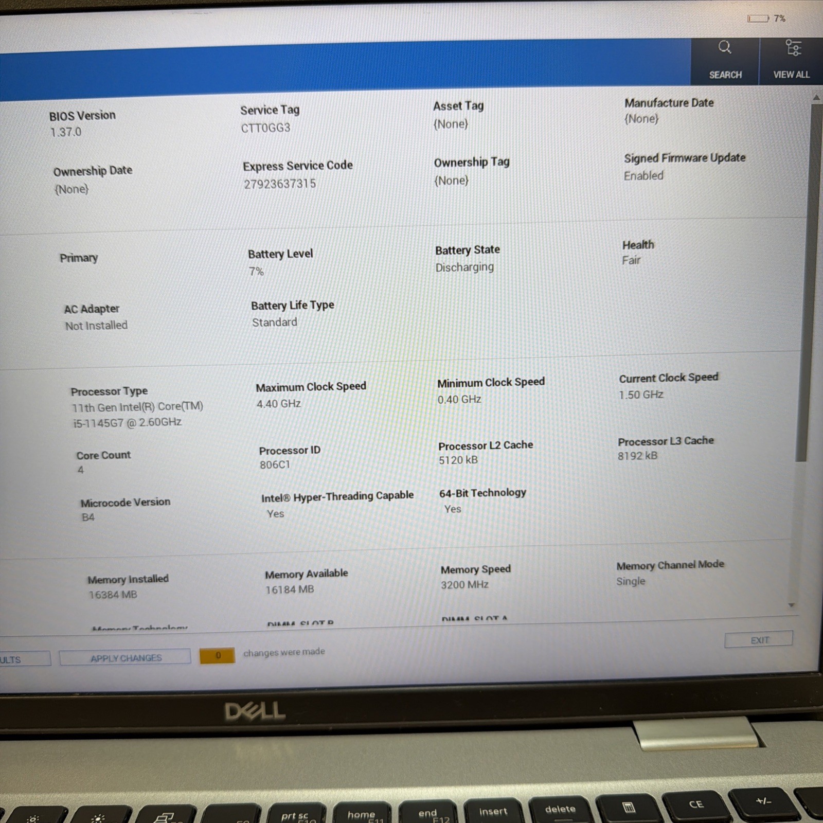 Dell Latitude 5520 i5-1145G7 16GB 512GB SSD 15″ FHD Win11 Fair