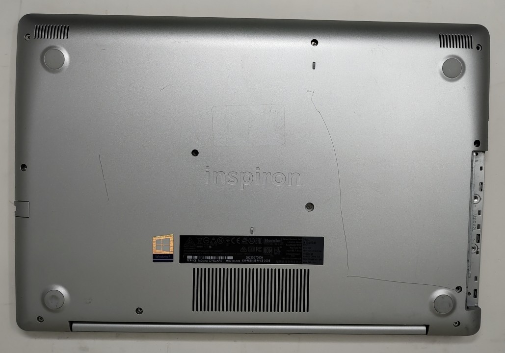 Dell P75F Inspiron 5570 Laptop Intel Core i5-8250U 1.6GHz 8GB 256GB SEE NOTES