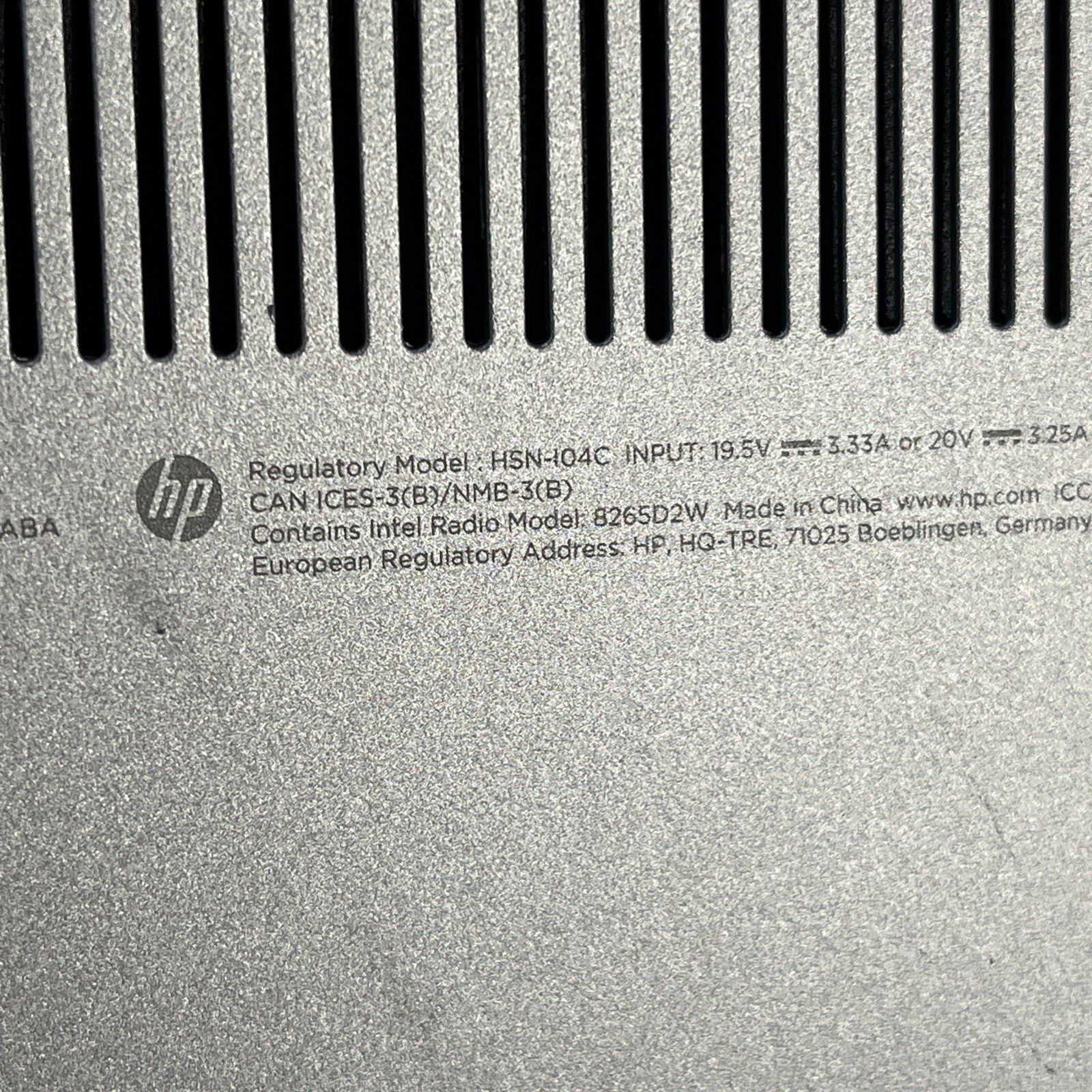 HP ELITEBOOK 8265D2W INTEL CORE I5 7TH GEN 8GB RAM NO HD