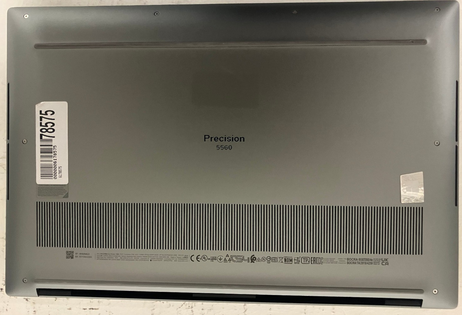 Dell Precision 5560 NVIDIA RTX A2000 4GB 2.6GHz Intel Core i9-11950H 32GB 1TB