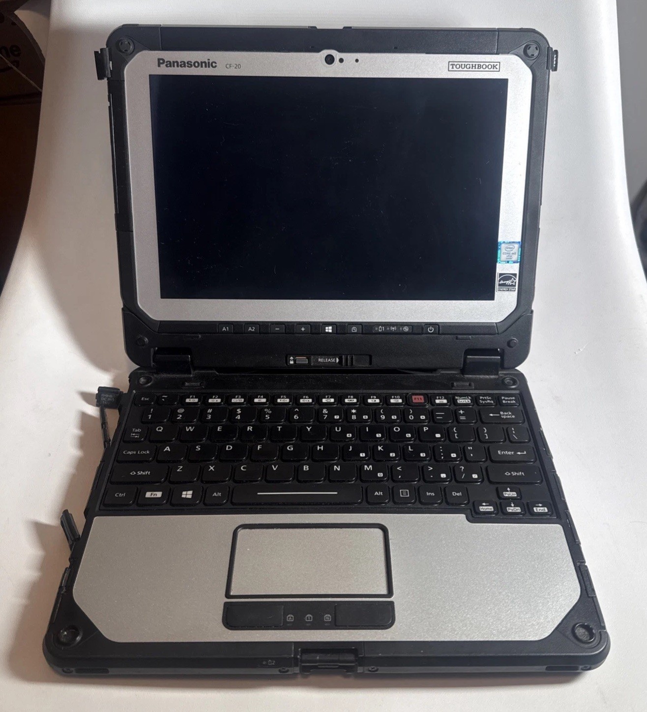 Panasonic Toughbook CF-20 Rugged 2-in-1 m5-6Y57 8GB 256GB SSD Linux Charger