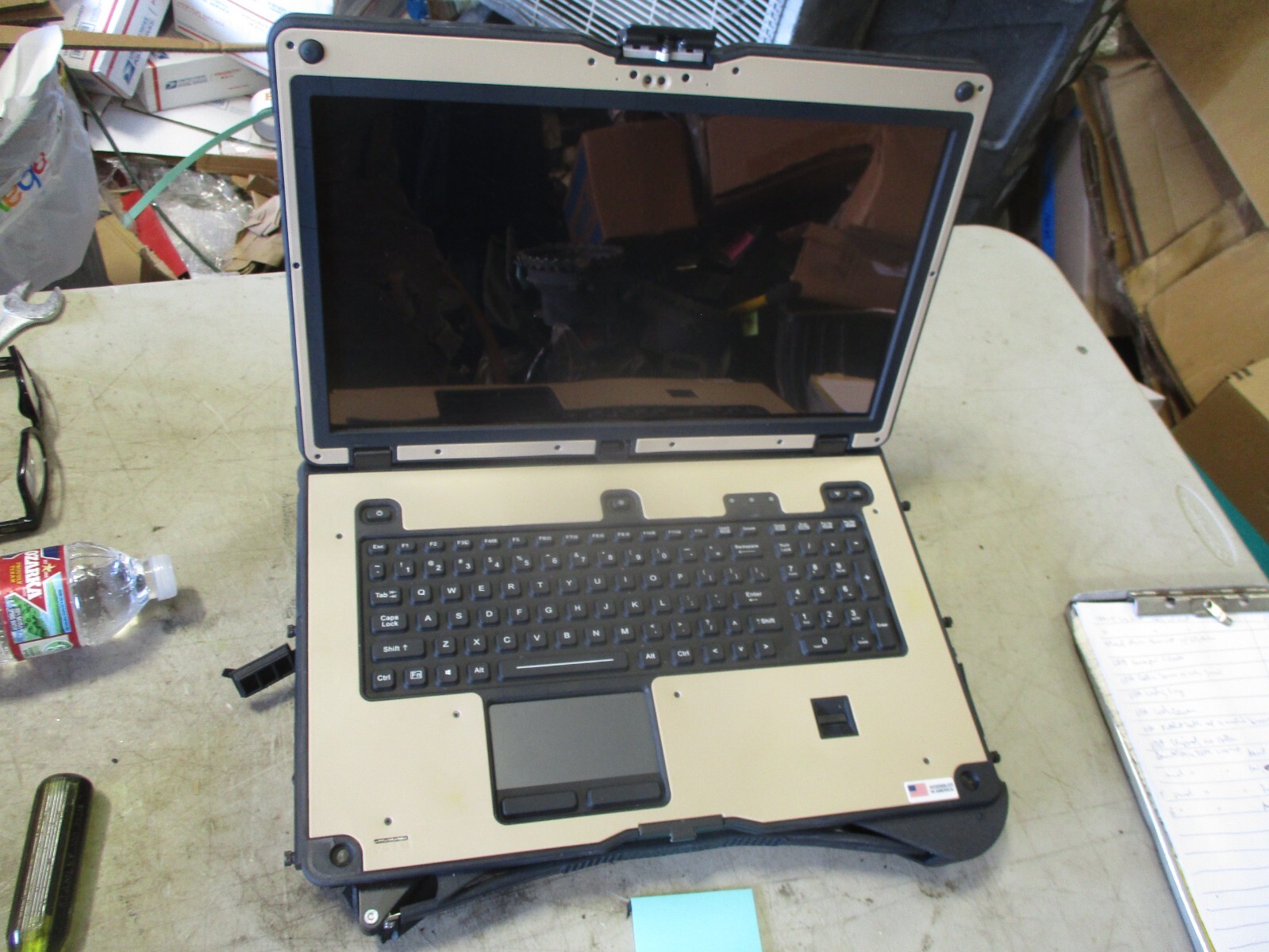 Used VT Miltope SRNC-17-G2 Semi-Rugged Notebook Computer Intel i7 No Drive HMMWV