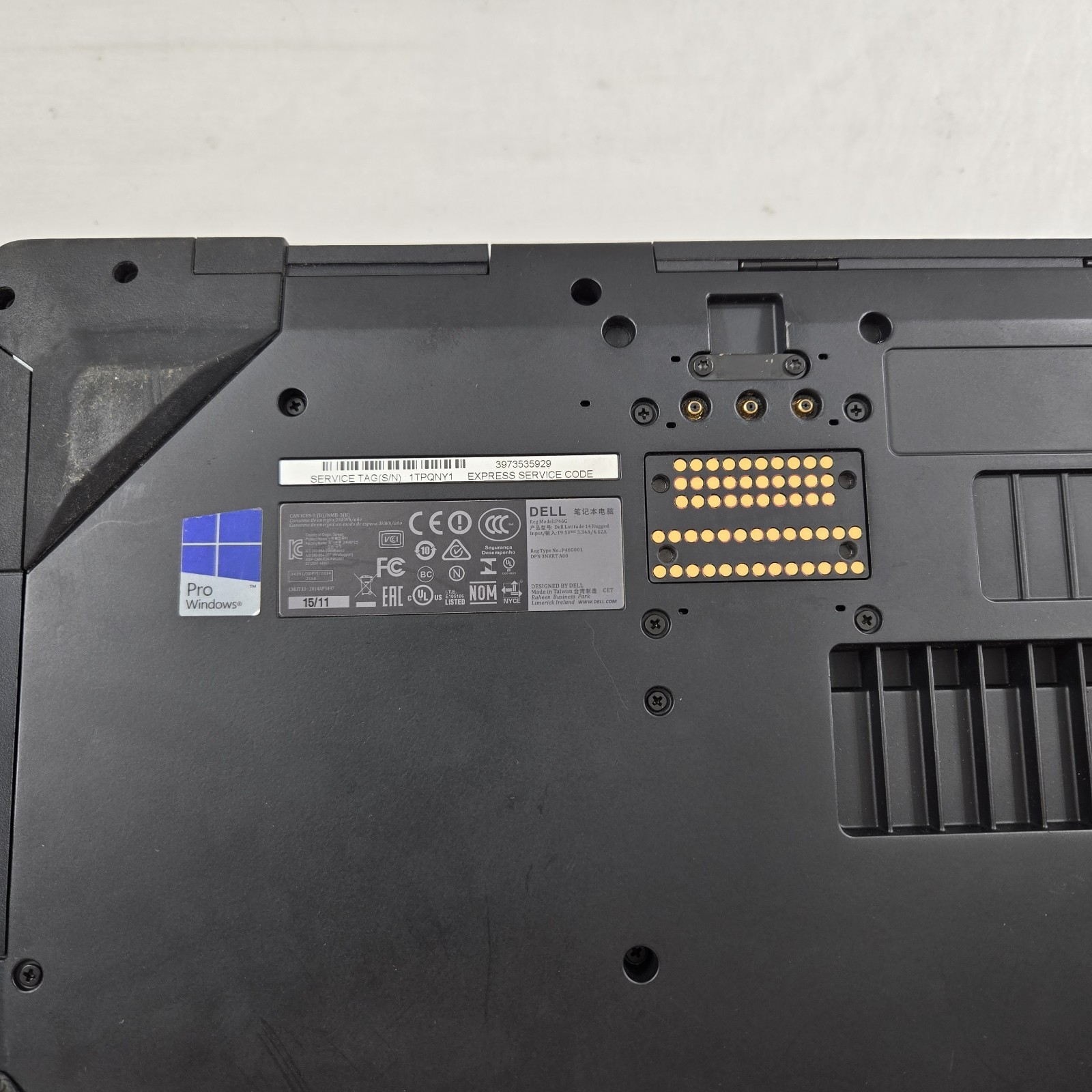 Lot of (2) Dell 14 Rugged 5404 i7-4650U 1.7GHz 8GB RAM No SSD/OS – READ