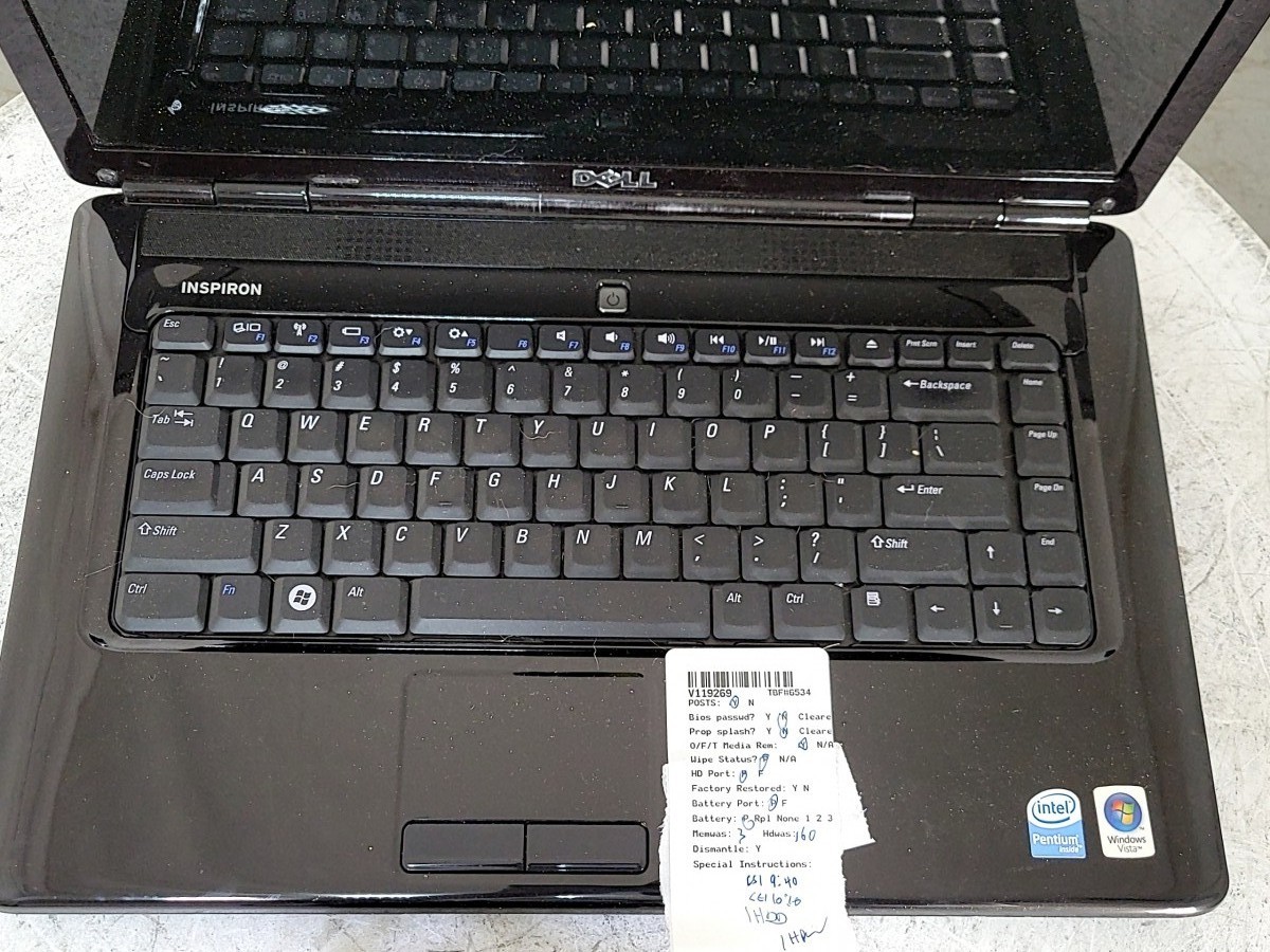 DELL INSPIRON 1545 15.6″ Laptop PENTIUM DUAL T3400 3GB 160GB BLUE SEE NOTES