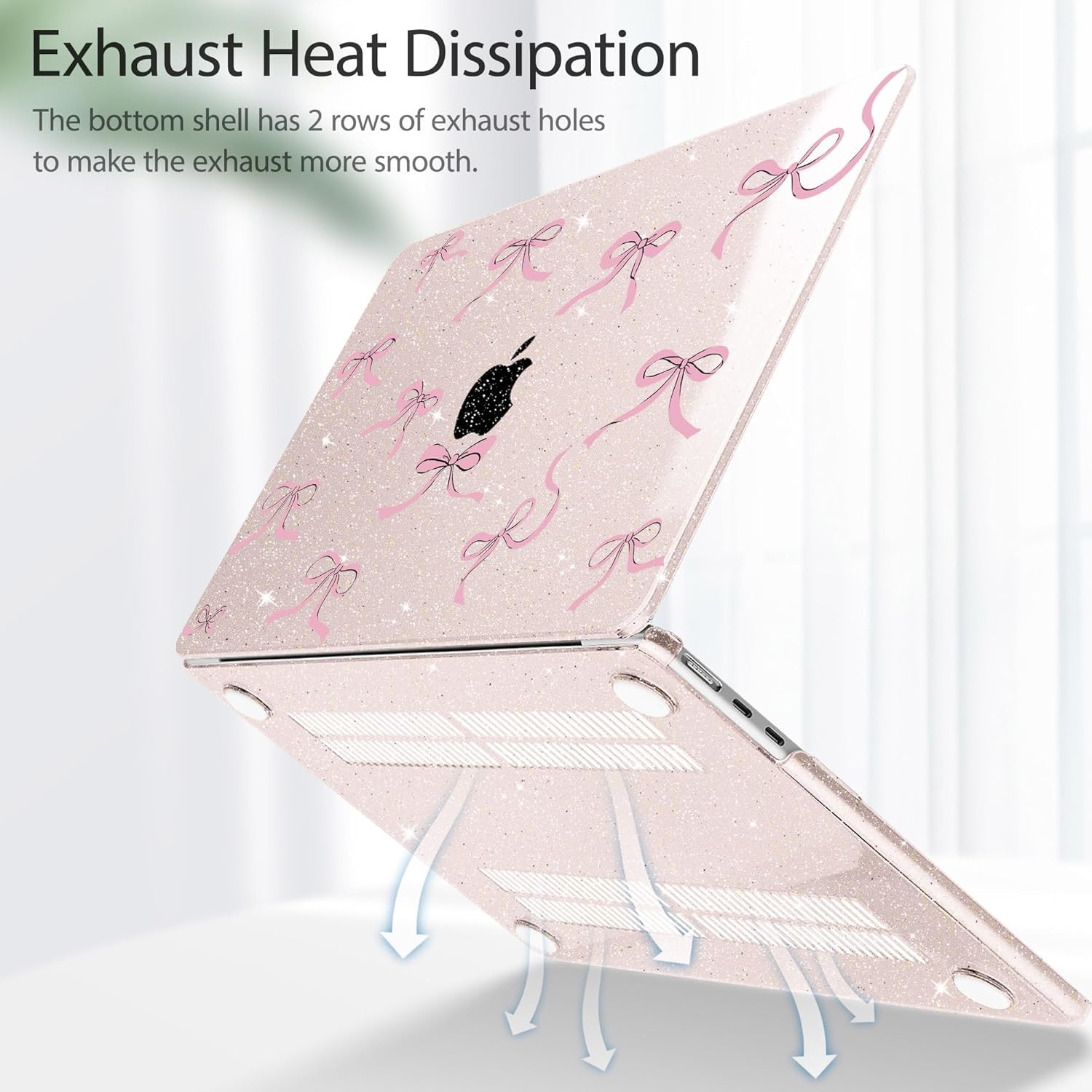 Case for MacBook Air 13/13.6 inch M5 A3449 M4 A3240 M3 A3113 M2 A2681, Sakura Pi