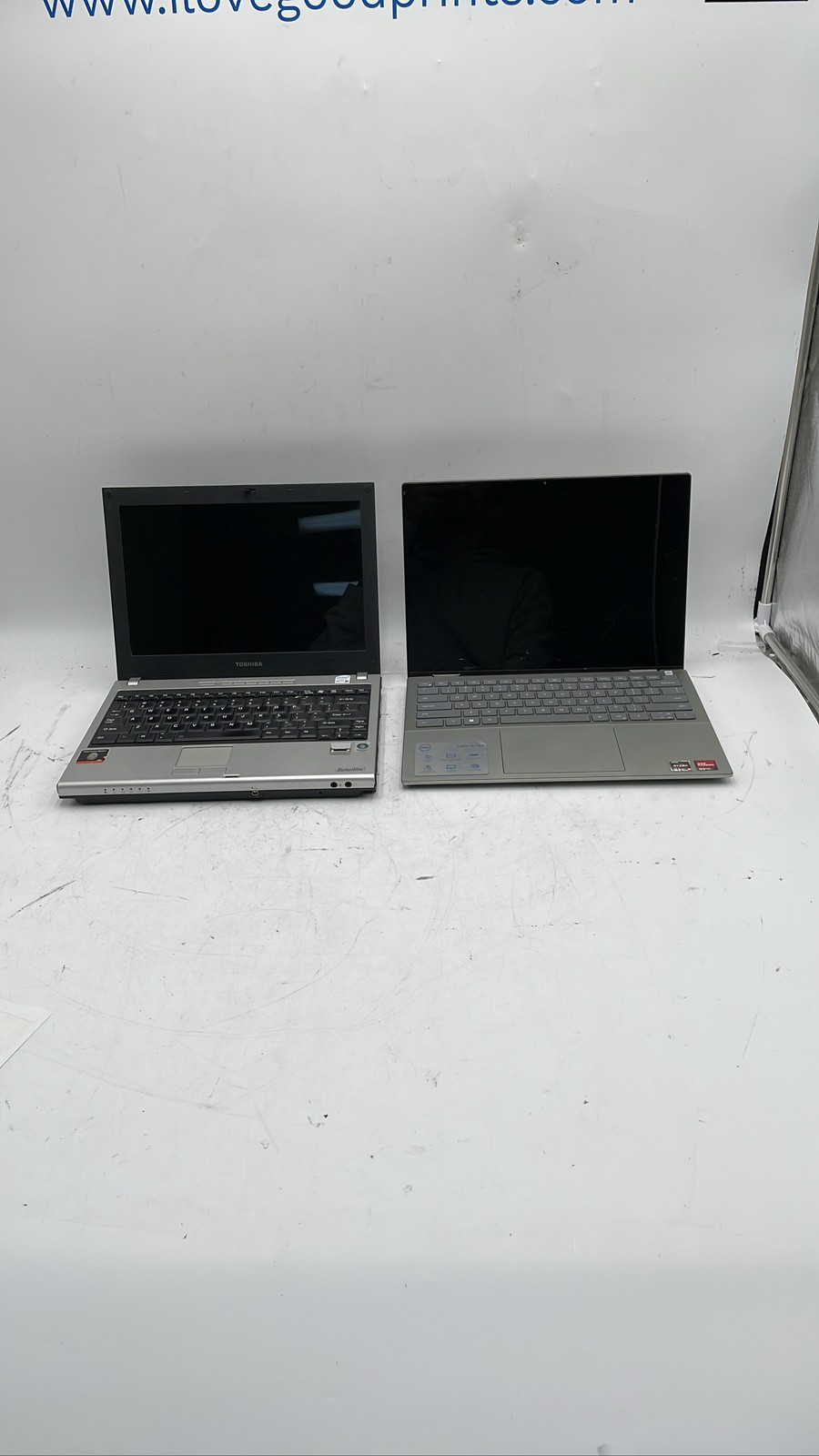 Toshiba Satellite U205-S5068 & Dell Inspiron P161G For Parts Or Repair Lot Of 2