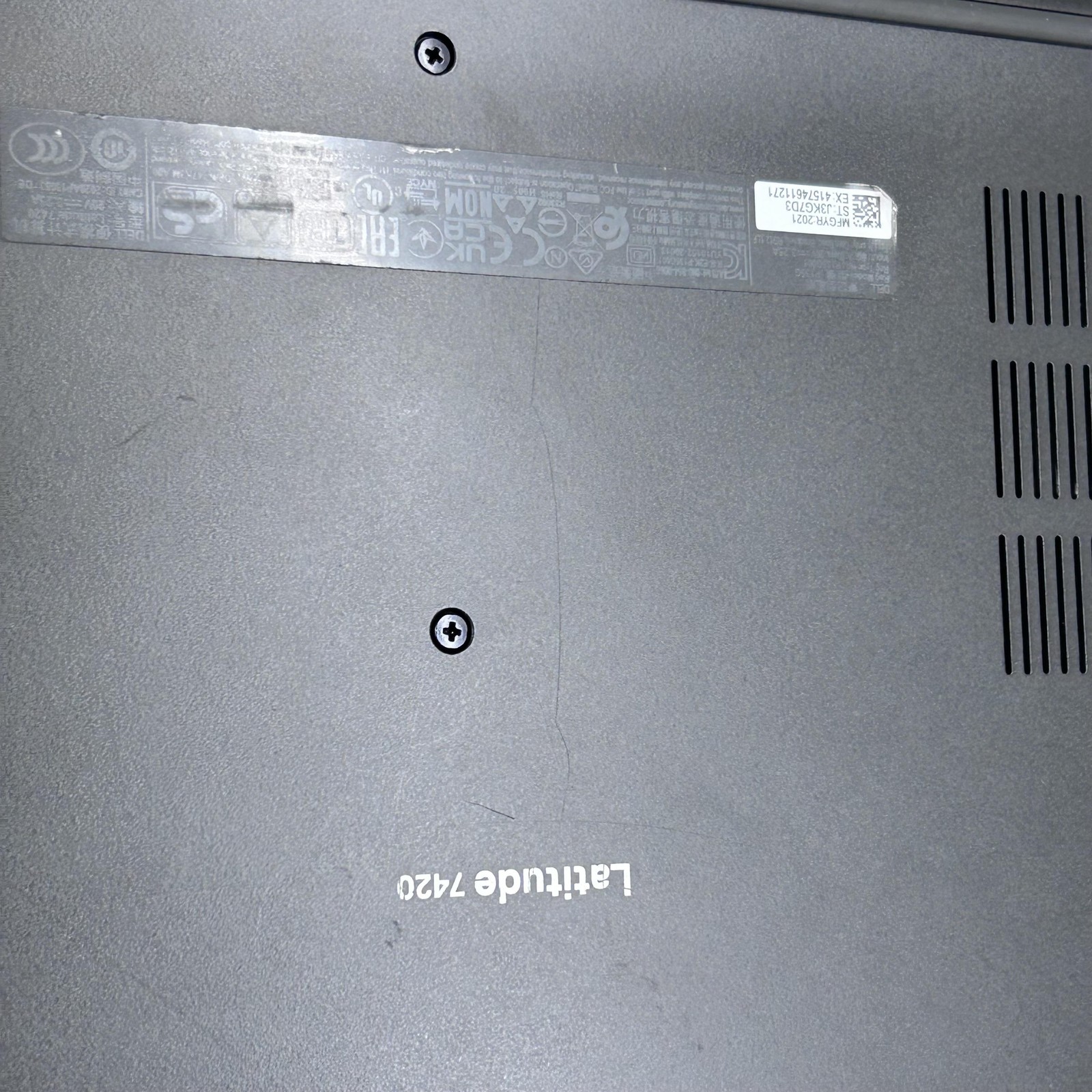 Dell Latitude 7420 14 FHD i7-1185G7 3.00GHz 32GB 512GB SSD BAD LEFT USB-C PORT