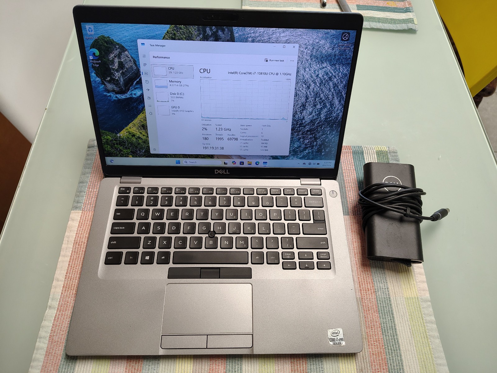 Dell Latitude 5410 Laptop 14″ Intel i7-10810U 16GB RAM 512GB SSD Windows 11 Pro