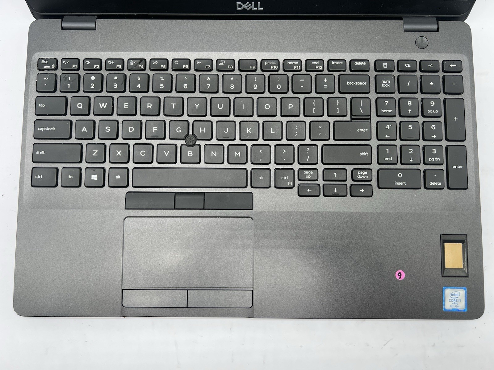 Dell Precision 3540, i7-8665U CPU, @ 1.90GHz, 16GB RAM, 256GB NVMe-No OS/AC