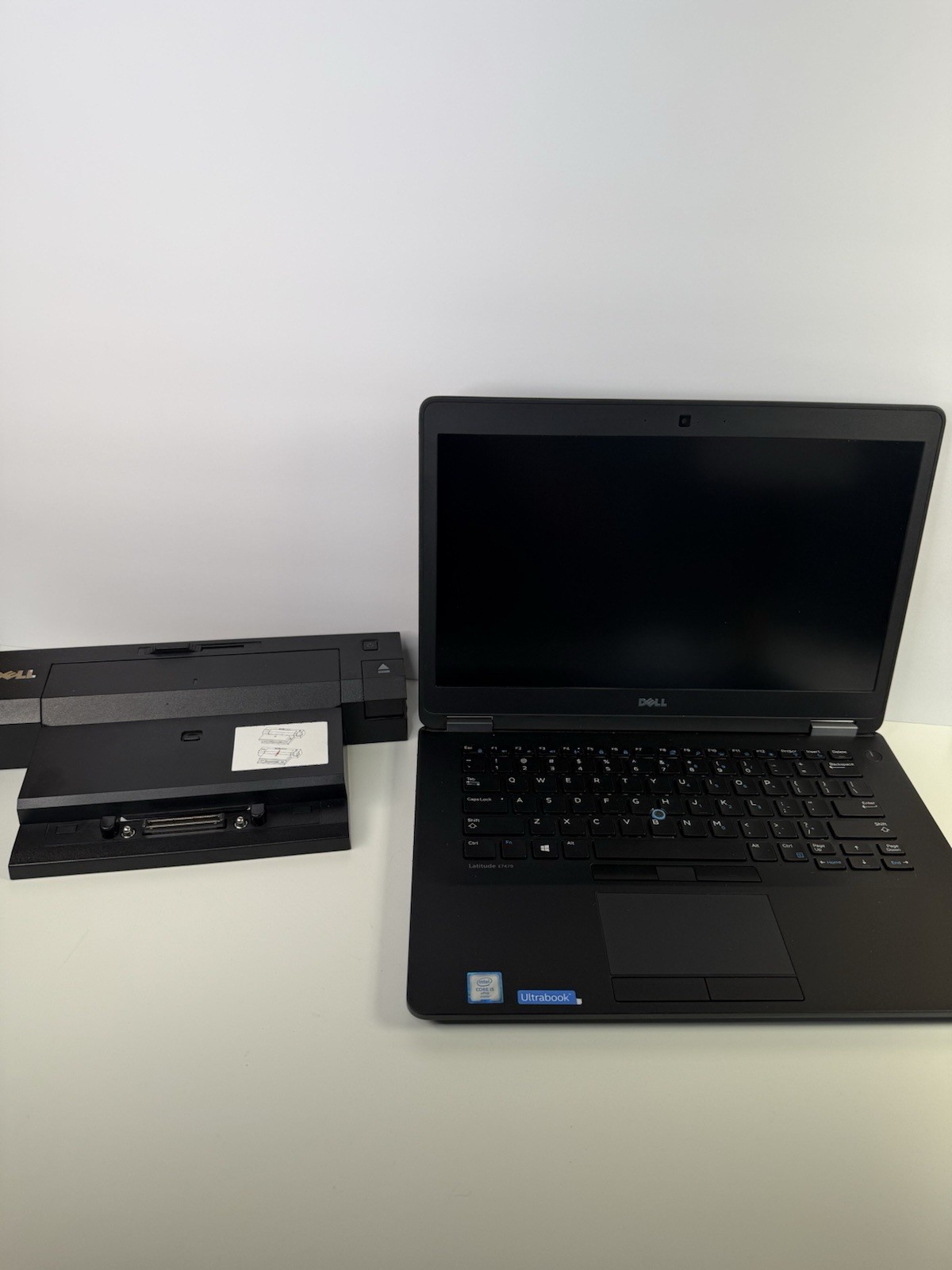 Dell Latitude E7470 Intel Core i5-6300U 2.40GHz 14″ HD 8GB With Dock No HD