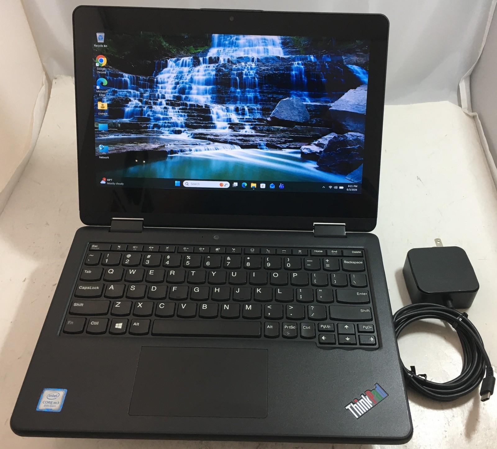 Lenovo ThinkPad 11e Yoga Gen 6 Touchscreen M3-8100Y 1.1GHz 8GB 256GB SSD Win 11