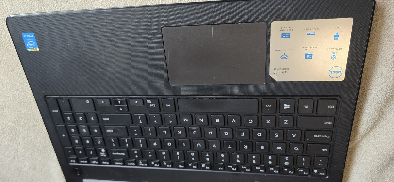 Dell Inspiron 15 3000 15.6″ Laptop i3-5015U 6GB RAM 120GB SSD Windows