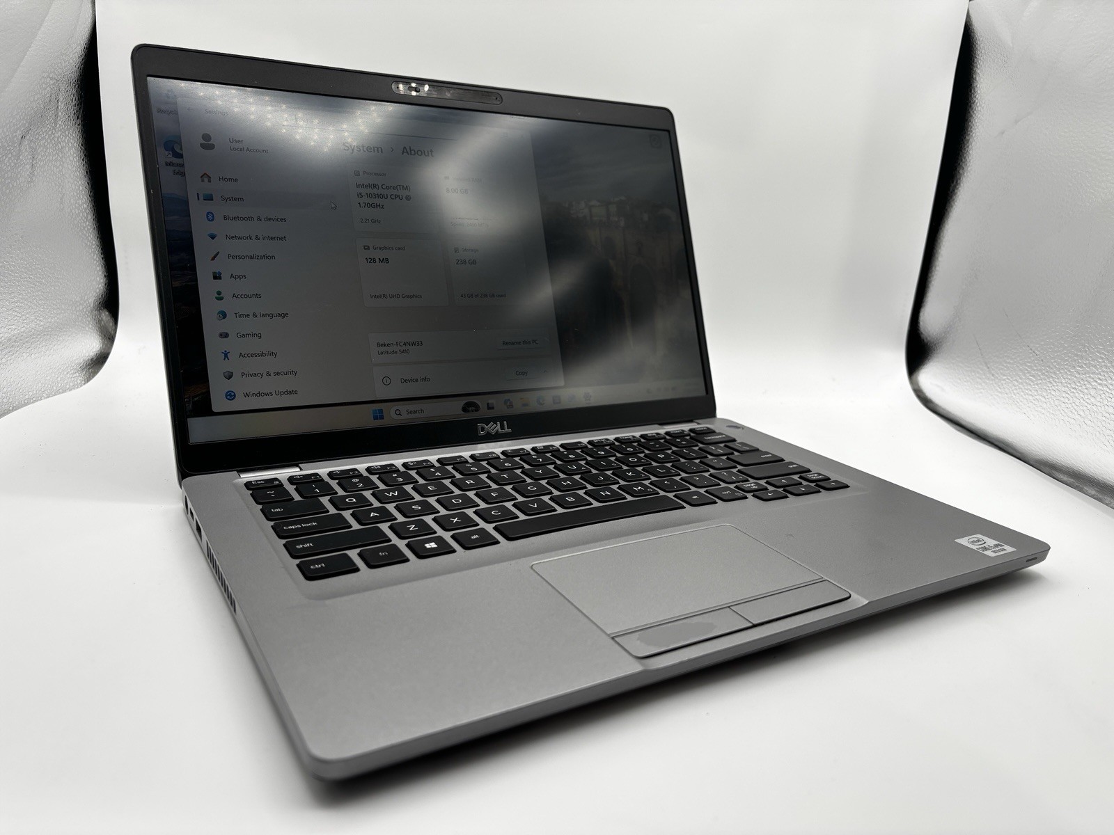 Dell Latitude 5410, i5-10310U, 8GB RAM, 256GB NVMe, Win 11