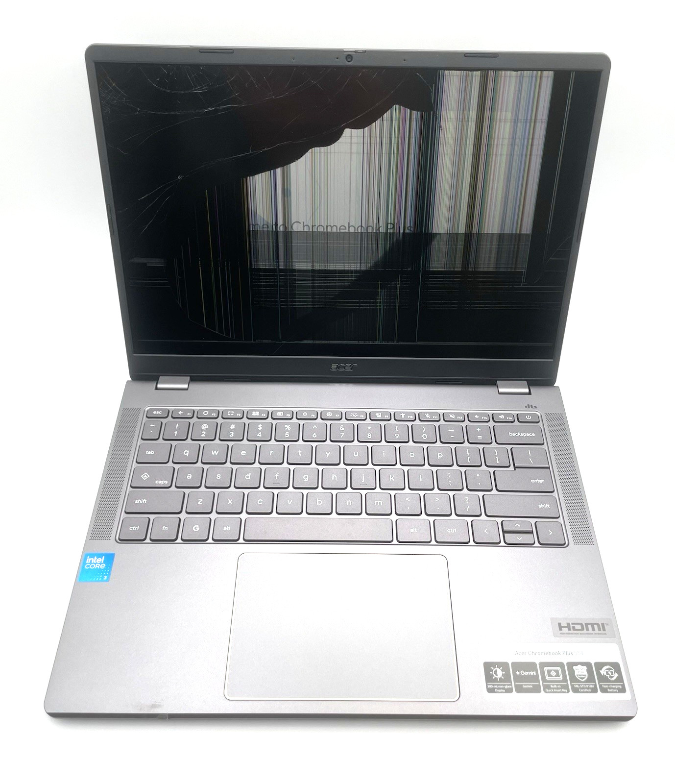 Acer Chromebook 514 Plus 14” Touchscreen CB514-6HT-368-E AS IS”BROKEN SCREEN