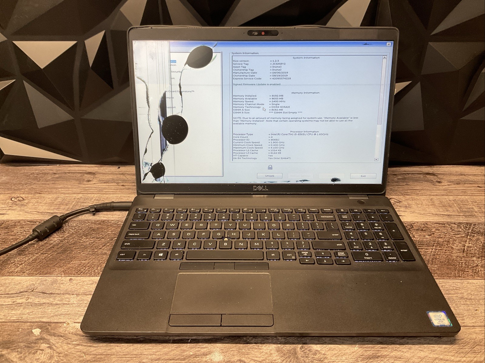 Precision 3540 / i5 8th / No RAM Laptop Notebook PC / P10