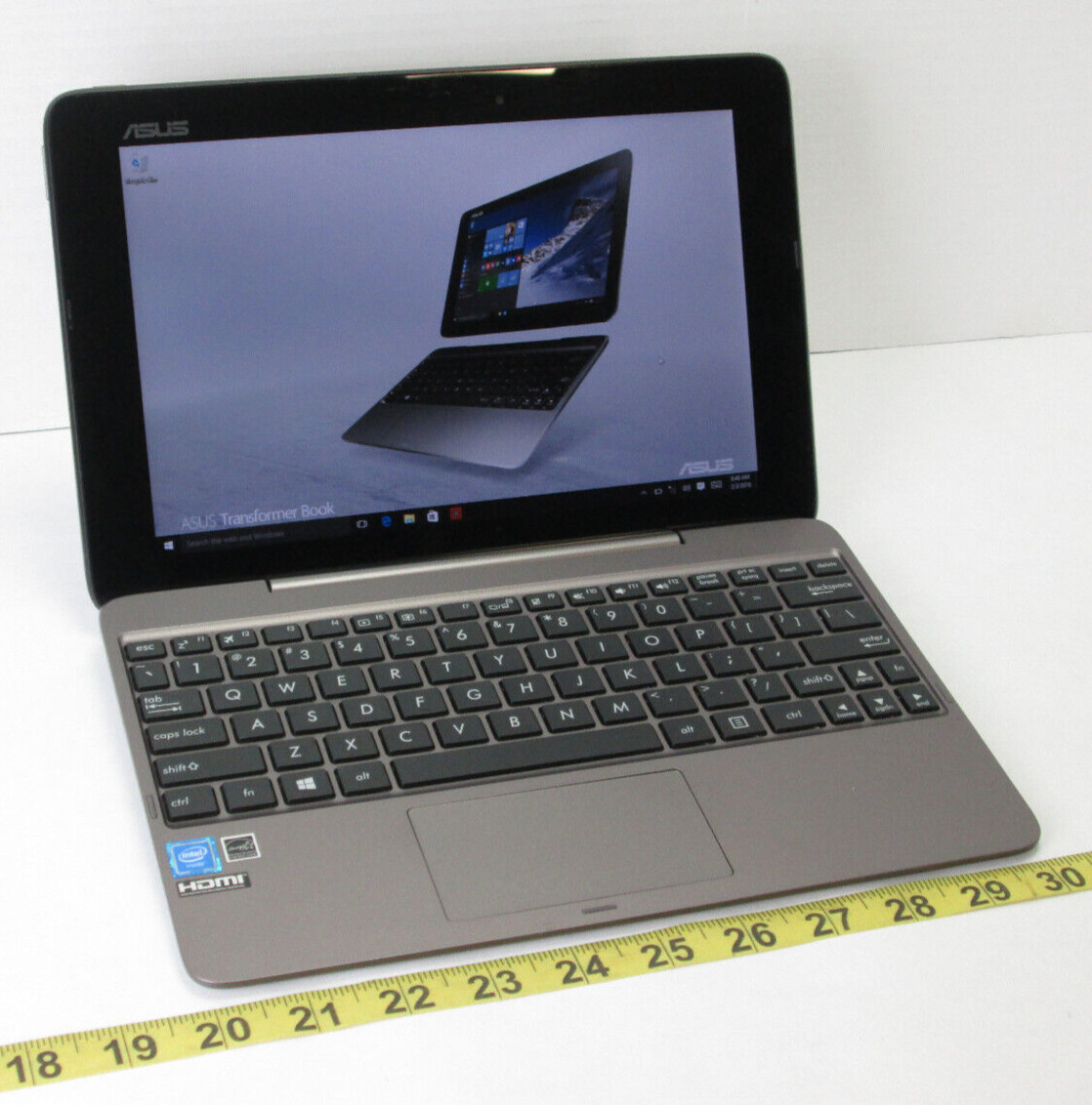 Asus Transformer Book Tablet/Laptop Windows 10 Home Intel Atom x5 4GB RAM SKU A
