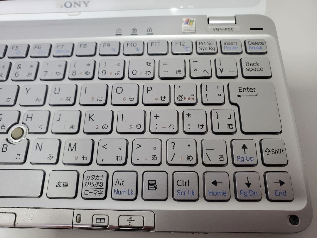 SONY VAIO type P VGN-P50 Windows XP Pocket Style Portable UMPC White