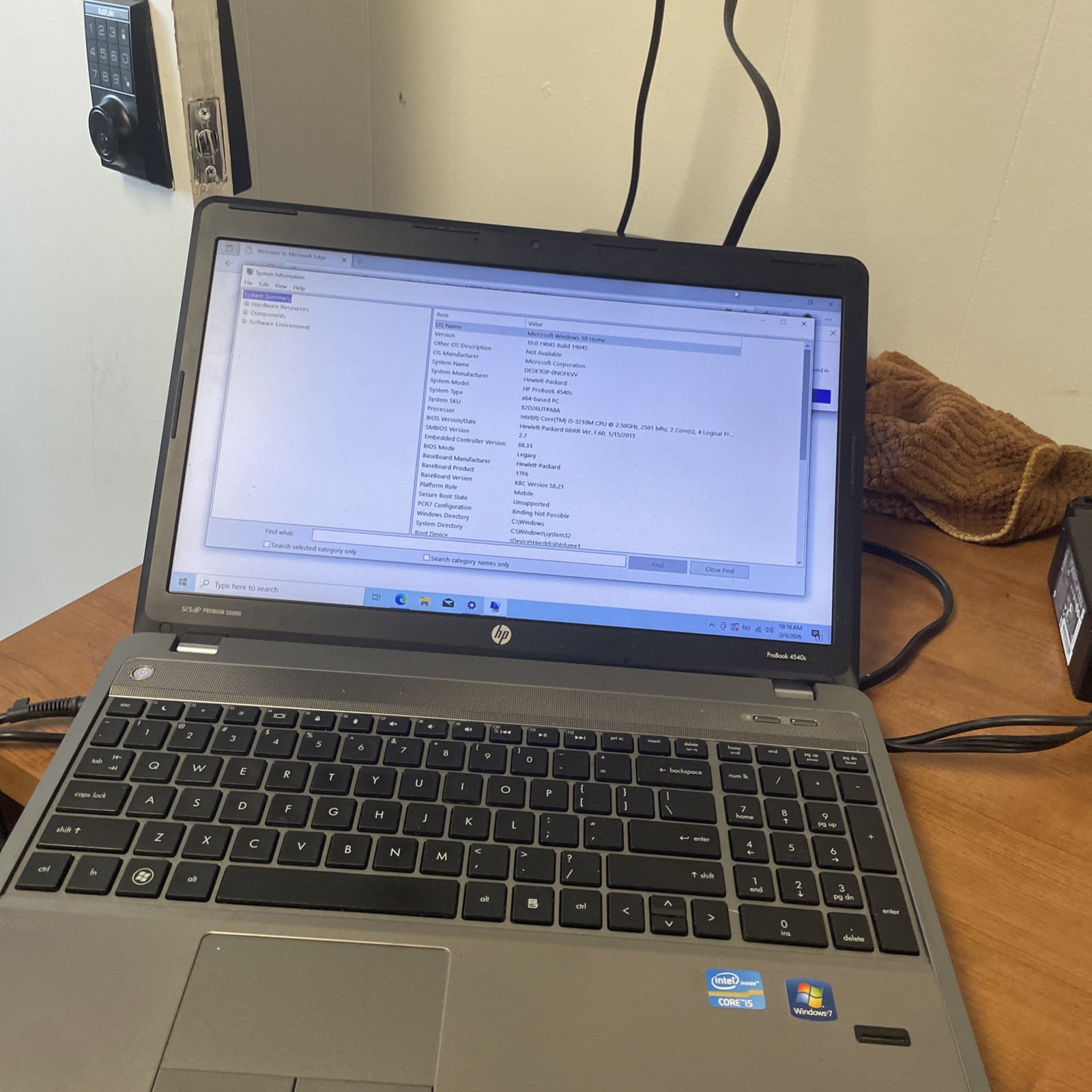 HP Probook 4540s