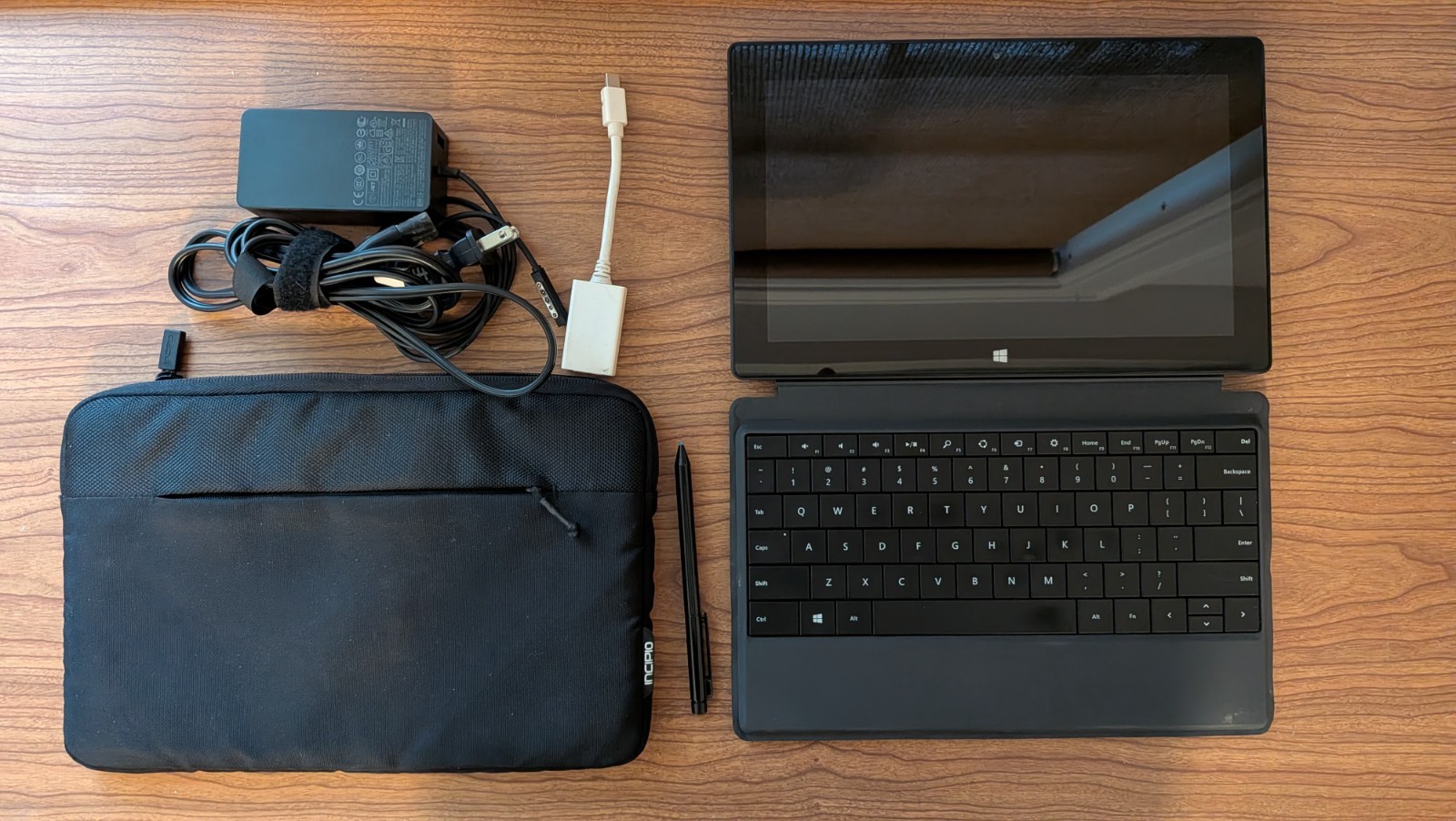 Microsoft Surface Pro 1 64GB Bundle + Rare Power Cover + Pen + Charger
