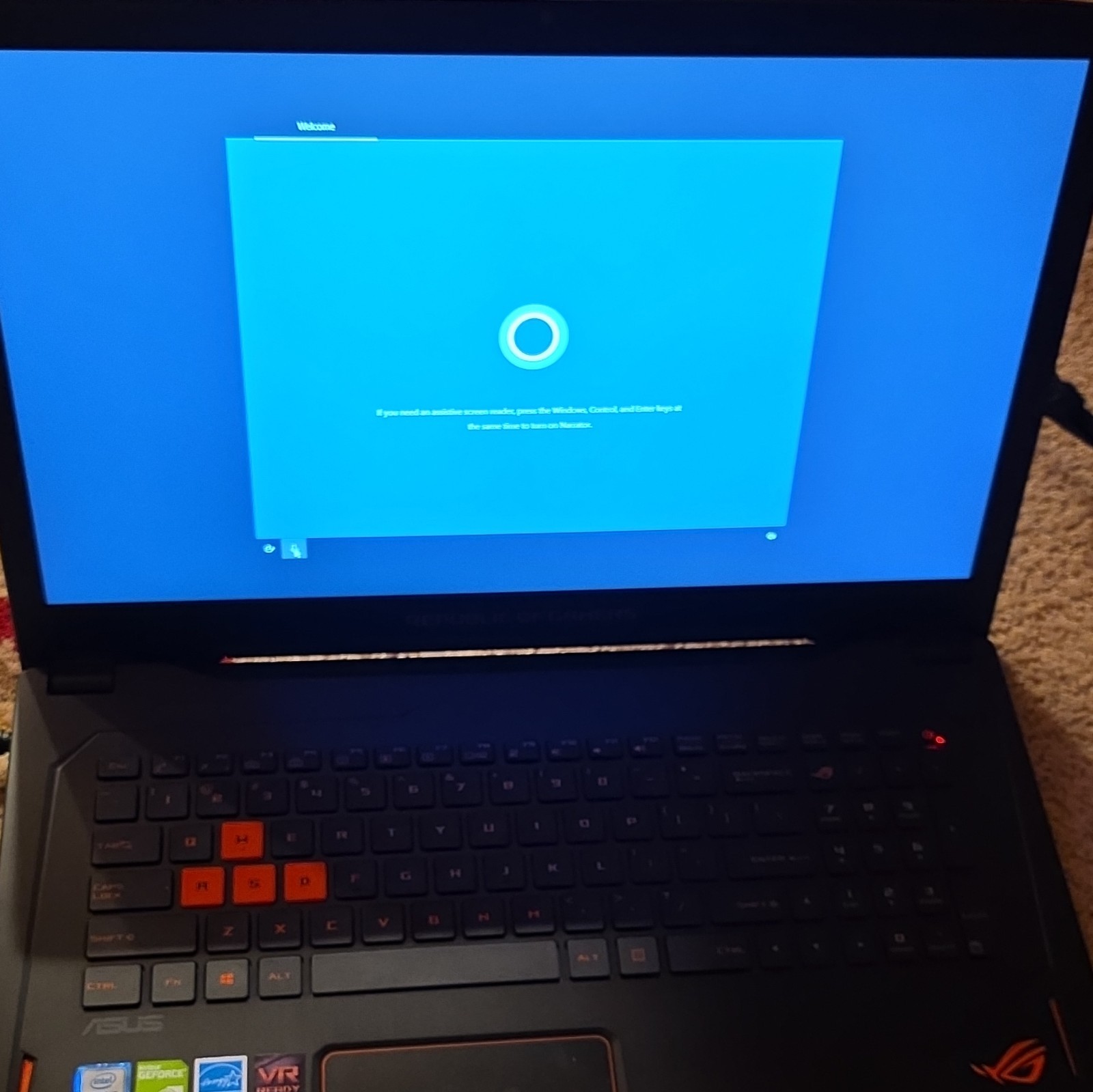 ASUS ROG Strix GL702V 17in i7-6700HQ/GTX 1060/16GB DDR4/512 GB SSD/1080P