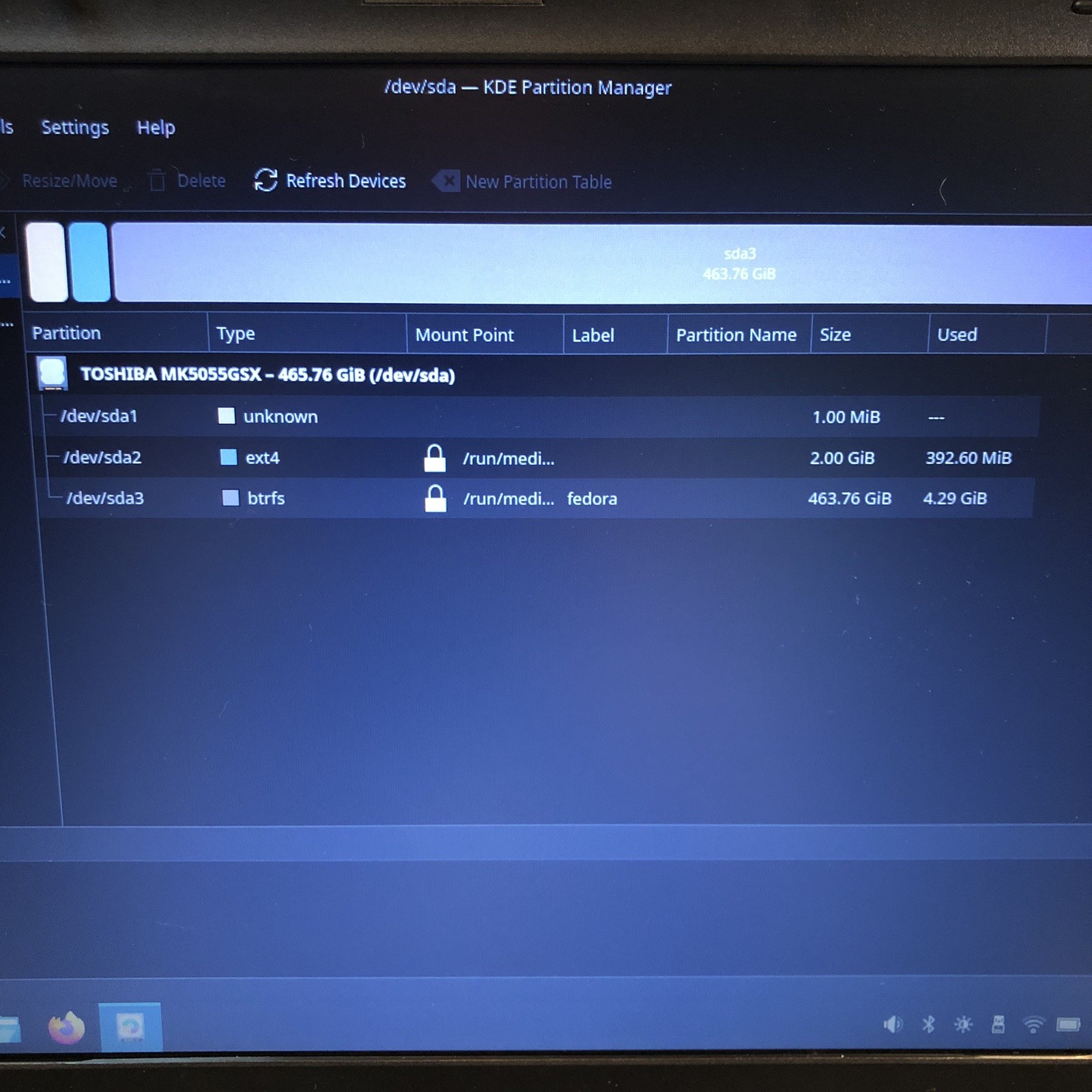 Lenovo Thinkpad T410 Laptop Fedora Linux Core i5 2.4GHz 6gb Ram 465gb HDD