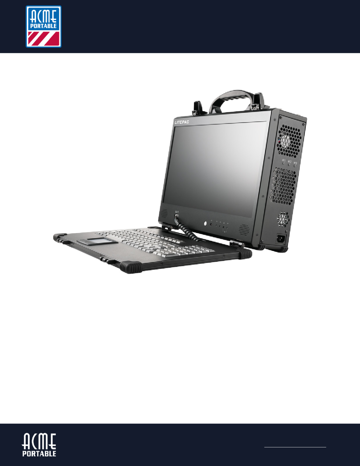 Acme Litepac Plus S200P Portable Station Robust Intel I7-4771 32 Gb Dvd