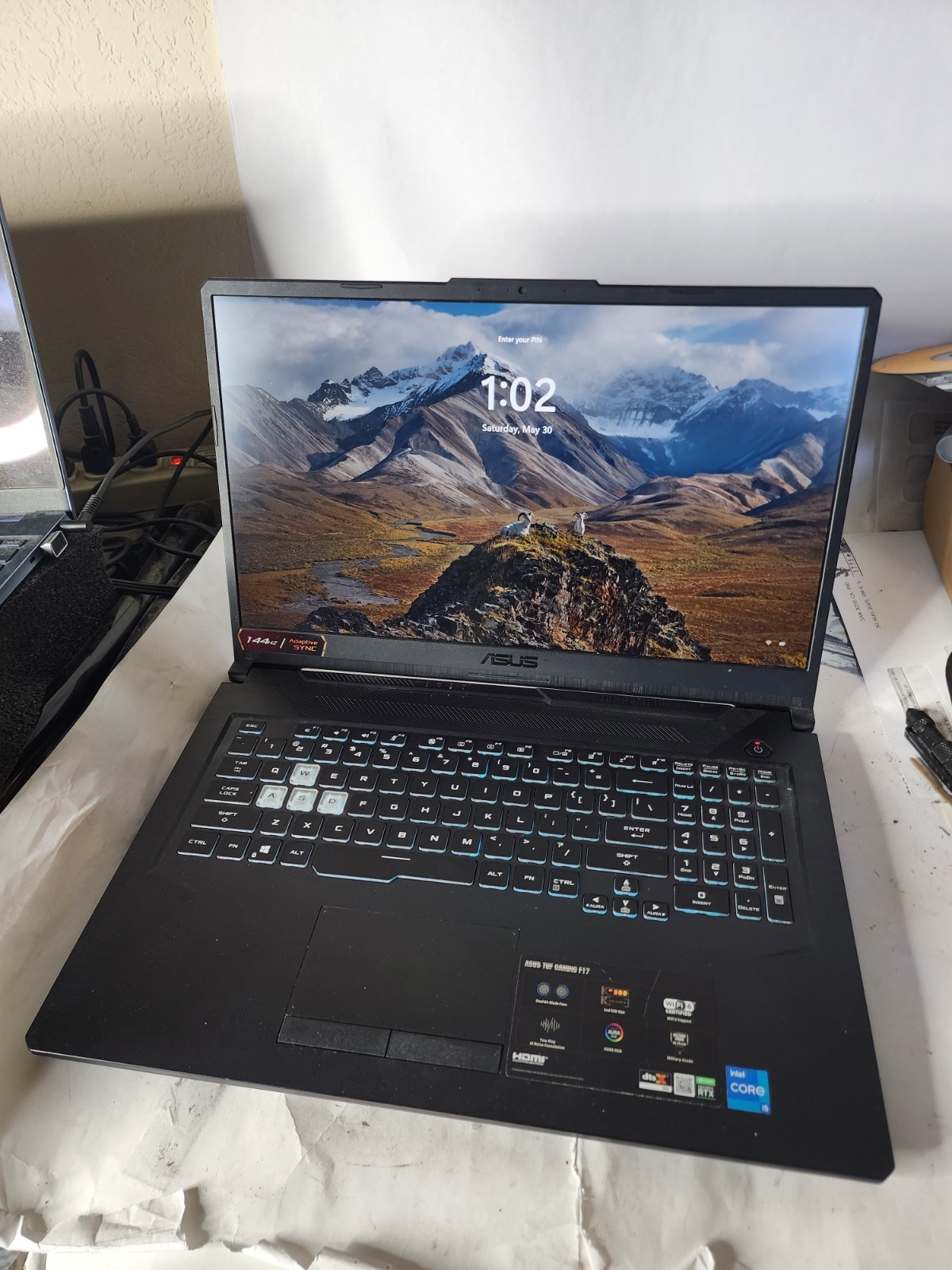 ASUS TUF F17 Gaming Laptop 17.3” RTX 3050 i5-11260H 32GB RAM 2TB NVME SSD READ!
