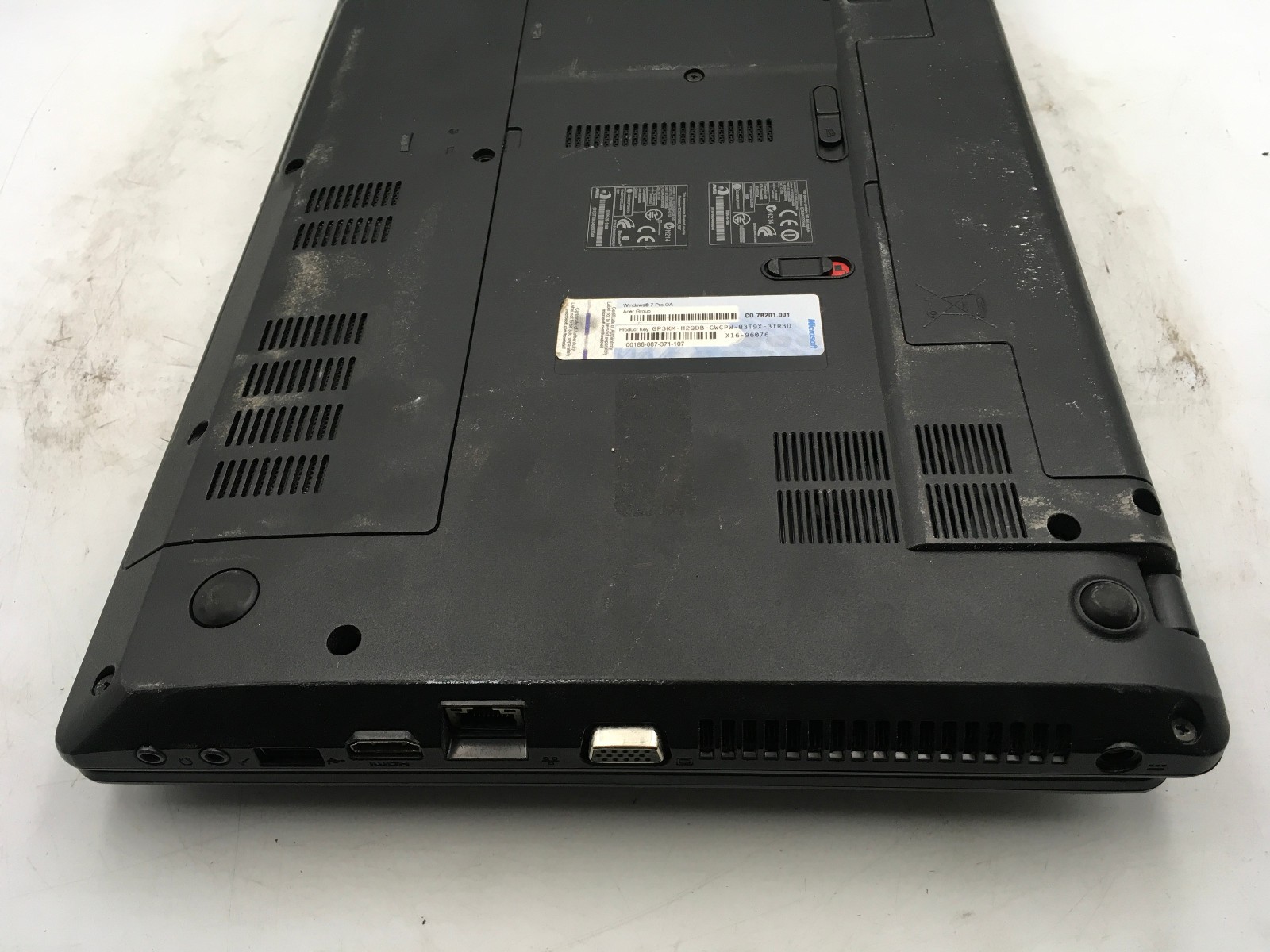ACER TRAVELMATE 5742-7013 – FOR PARTS/BAD LCD – Intel Core i3-380M – 4GB RAM -BB