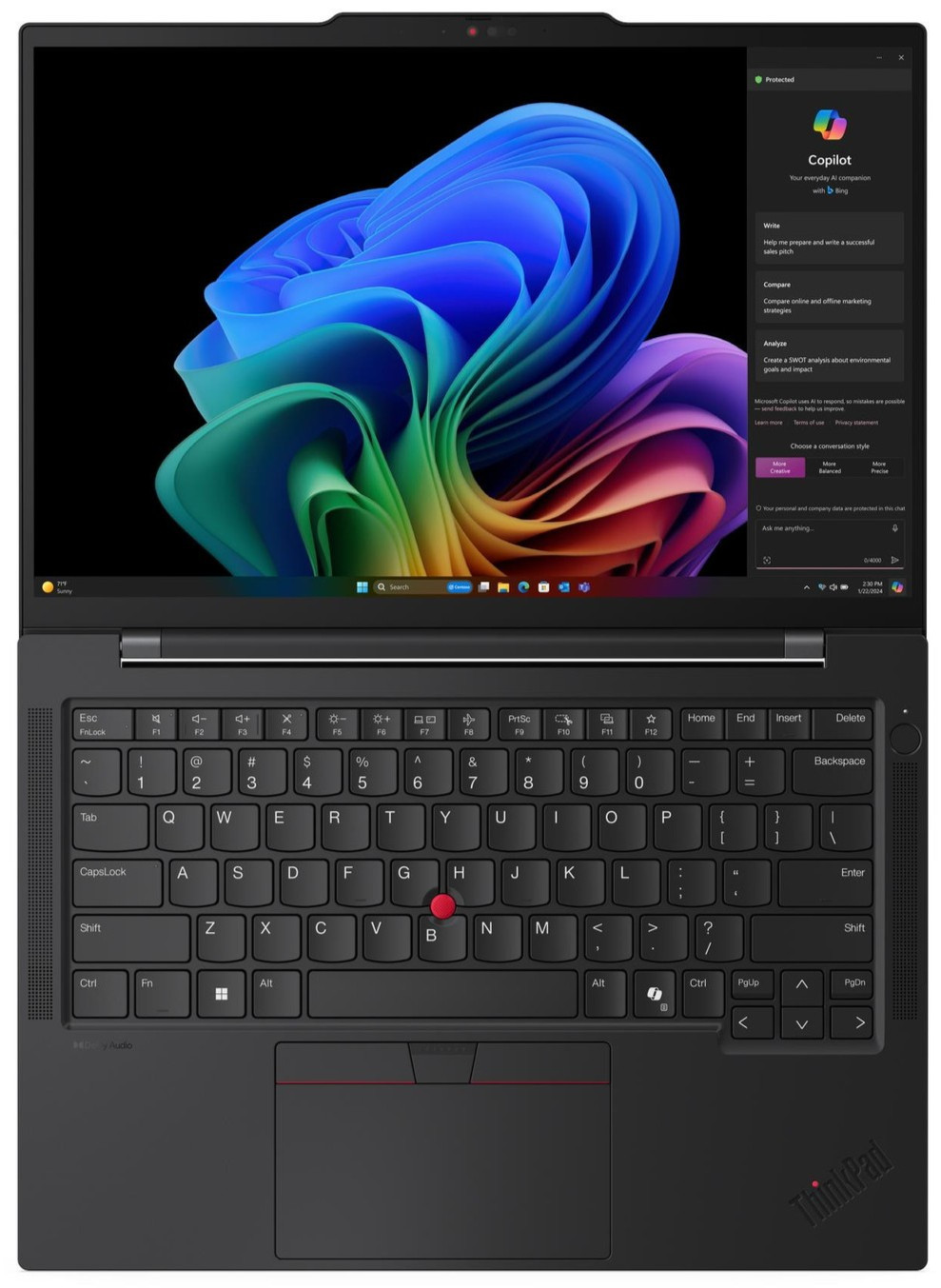 Lenovo ThinkPad T14s Gen 6 14″ WUXGA Ultra 7 258V 32GB 512GB SSD IR Cam FPReader