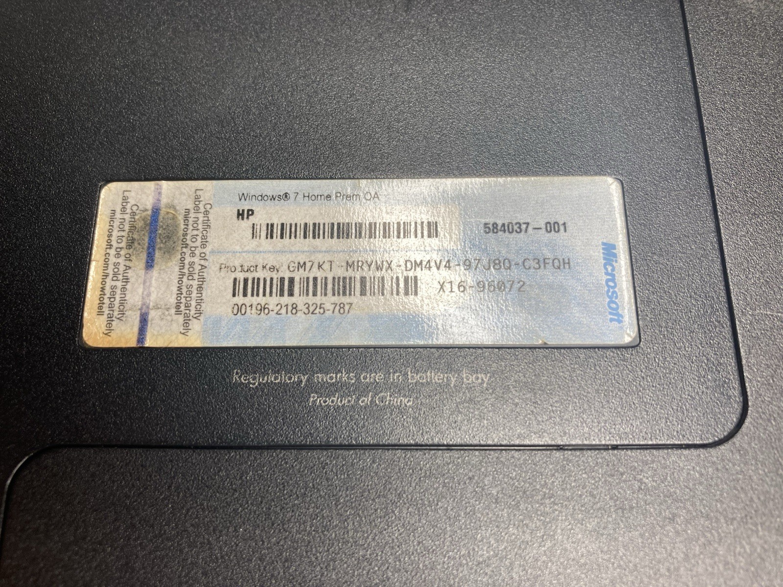 HP Laptop Intel Core I5. No Ram, SSD/HDD, OS, Or Batterie.