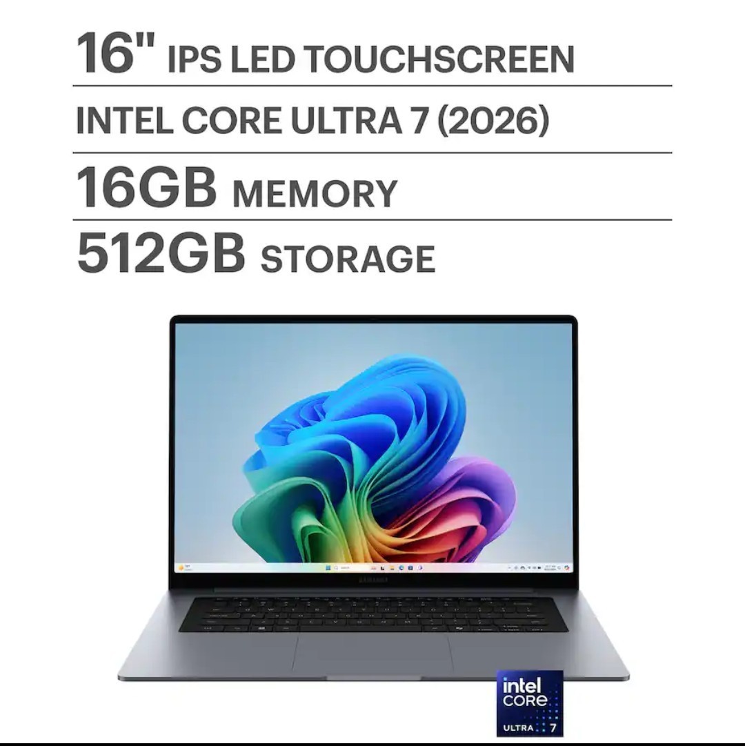 Samsung Galaxy Book6 16in Touchscreen Core Ultra 7 355 16GB 512GB SSD Gray