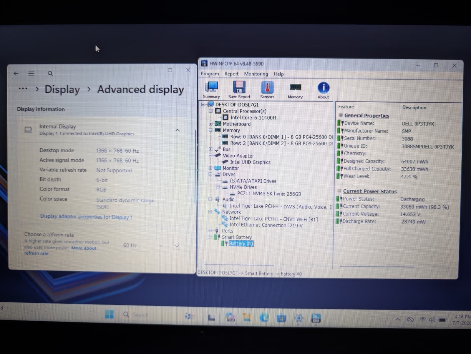 Dell Latitude 15 5521 | i5 11th Gen 16GB RAM 256GB NVMe SSD | Backlit Win 11 Pro