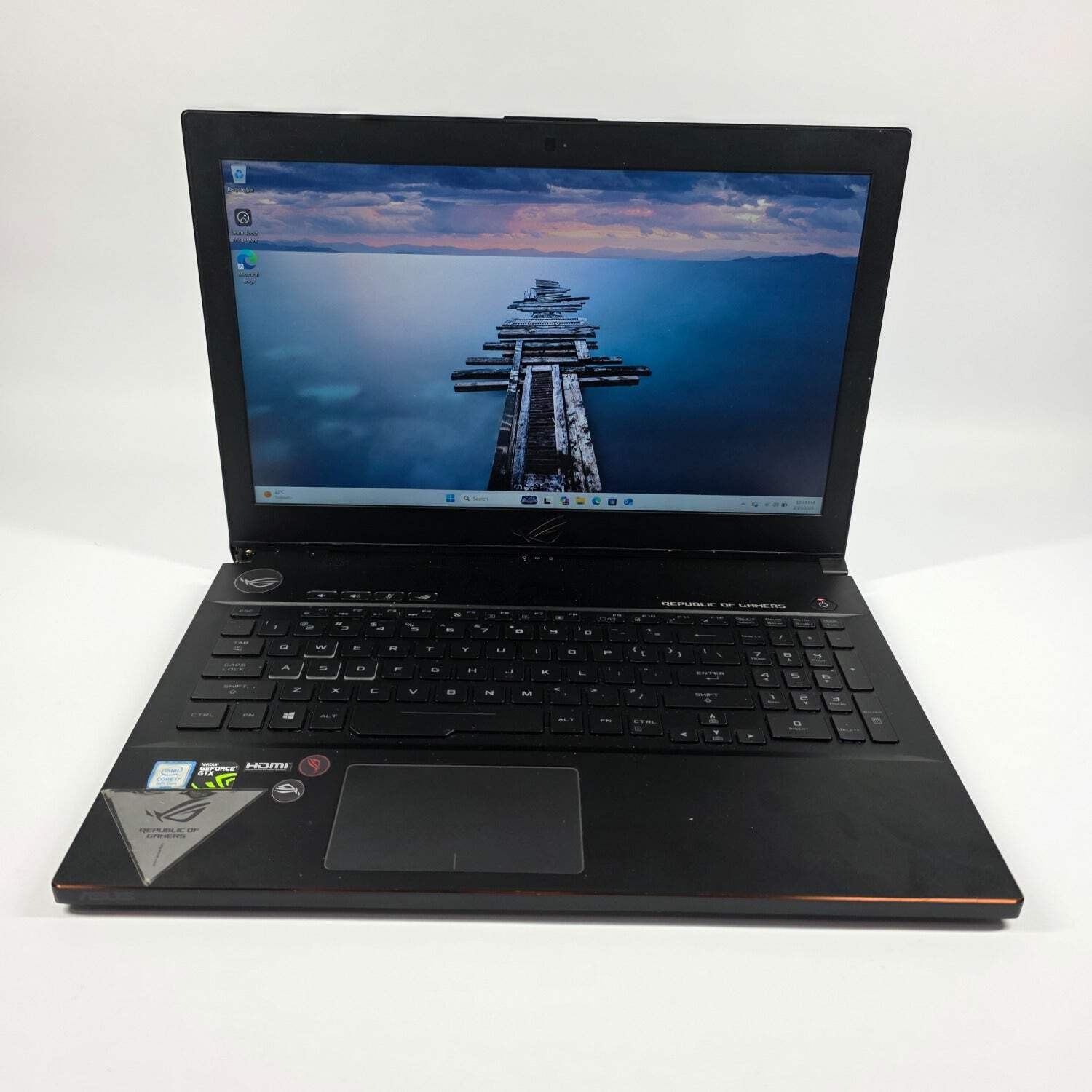 Broken ASUS ROG GU501GM GU501G 15.6″ i7-8750H 2.2GHz 16GB RAM 128GB Hybrid