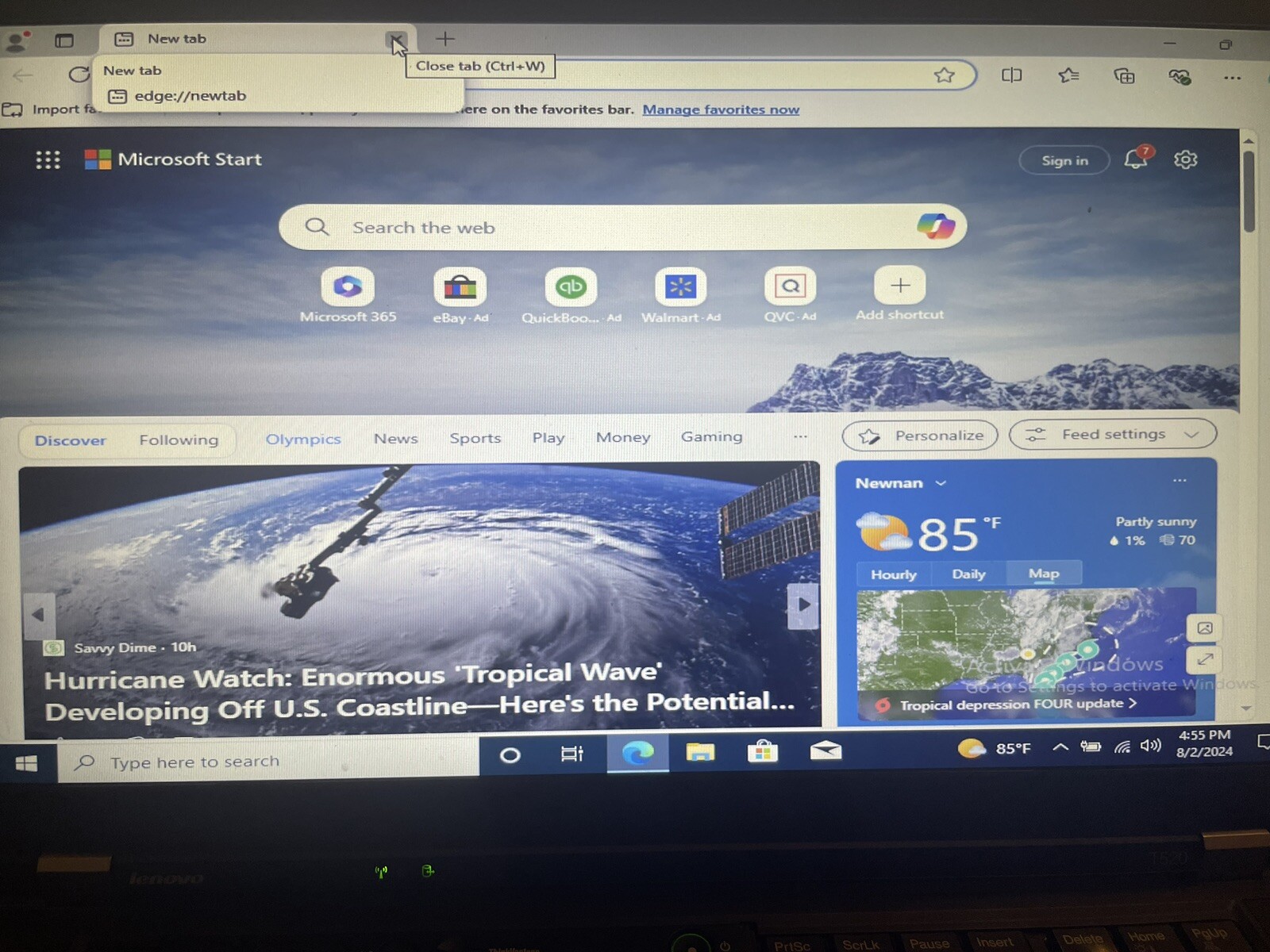 Lenovo ThinkPad T520 15.6in 2.8 GHZ 6GB RAM 60GB HDD Win 10 Pro Read Info