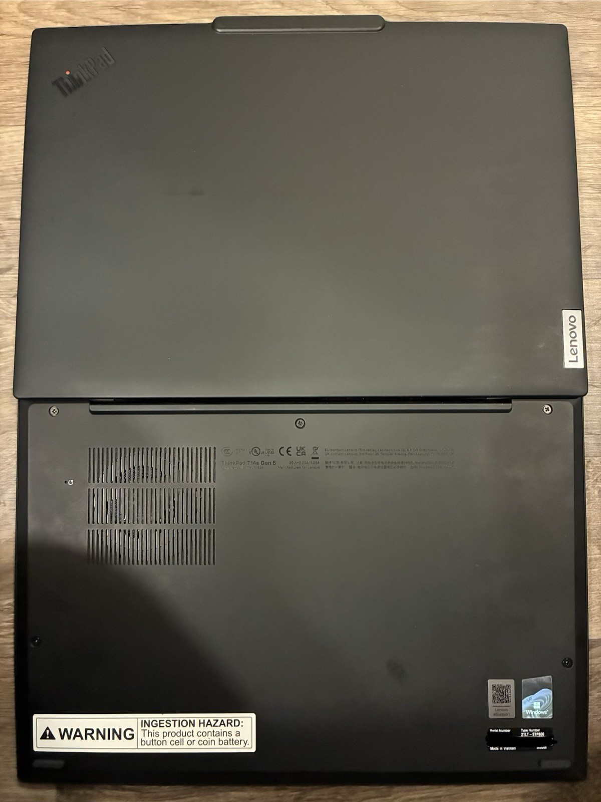 Lenovo ThinkPad T14s Gen 5 14″ Touchscreen Core Ultra 7 155U 32GB 512GB Warranty